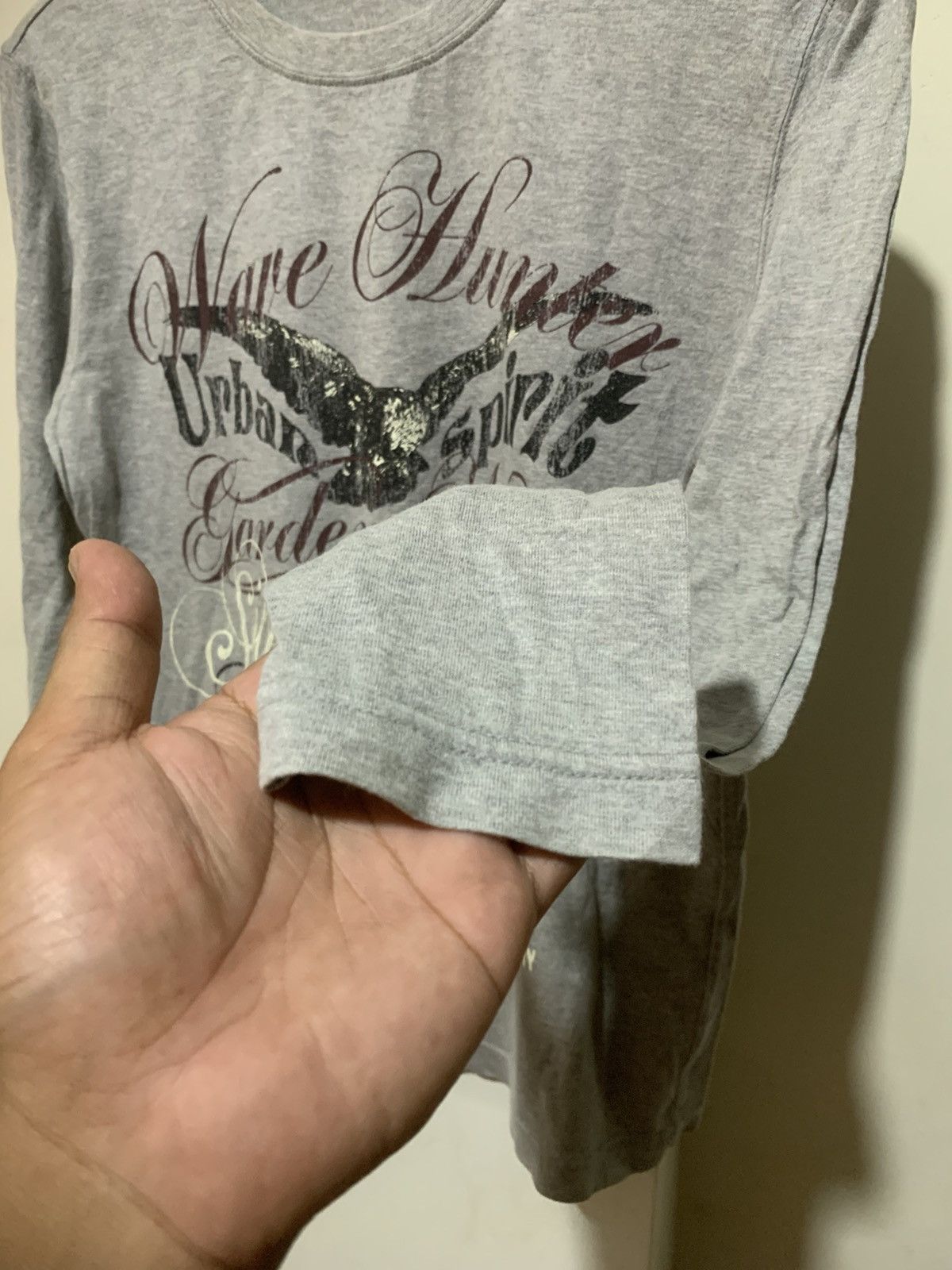 Japanese Brand Japanese Active Time Gothic Poem LongSleeve Tee Size US S / EU 44-46 / 1 - 3 Thumbnail