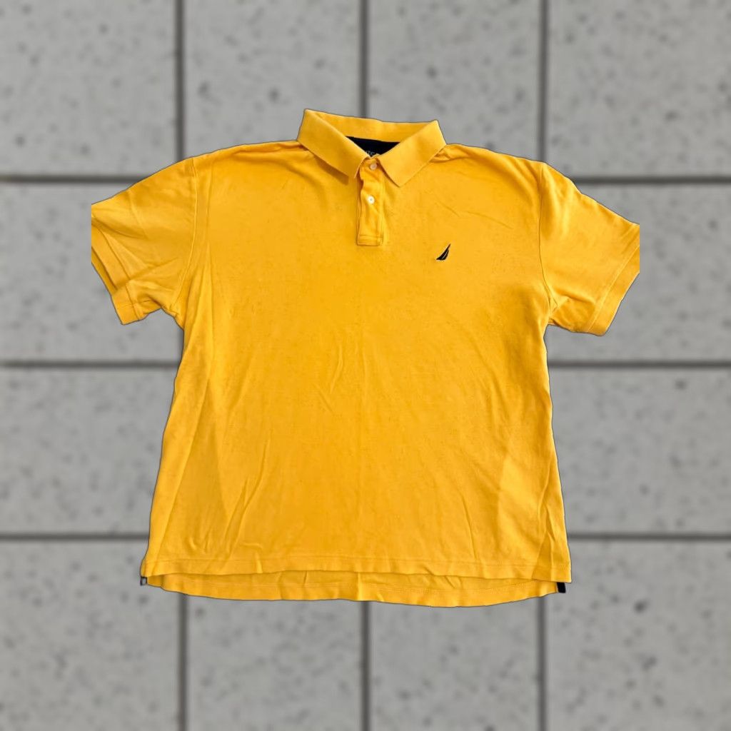 Nautica Nautica Mens Polo xl Yellow shirt excellent condition Size US XL / EU 56 / 4 - 1 Thumbnail