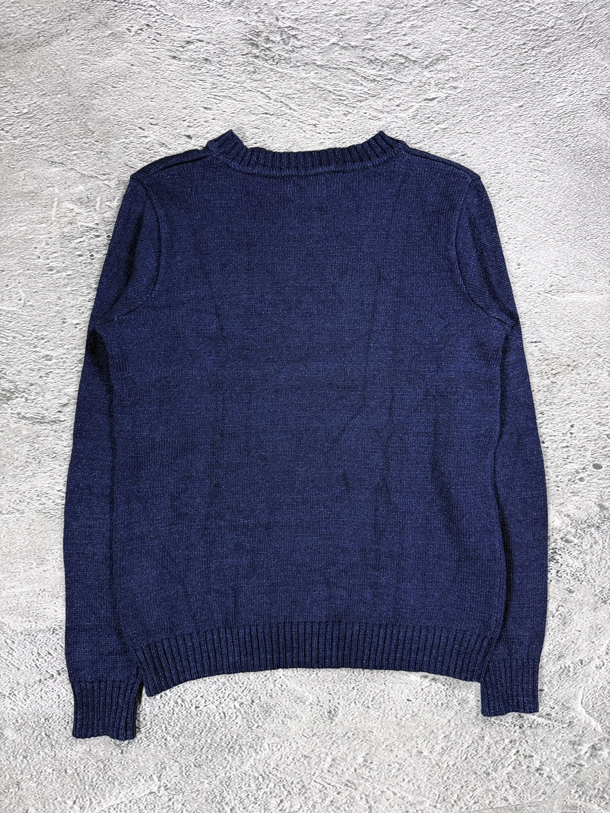 Evisu Evisu sweater navy big logo spell out knit made in Japan Size US L / EU 52-54 / 3 - 5 Thumbnail