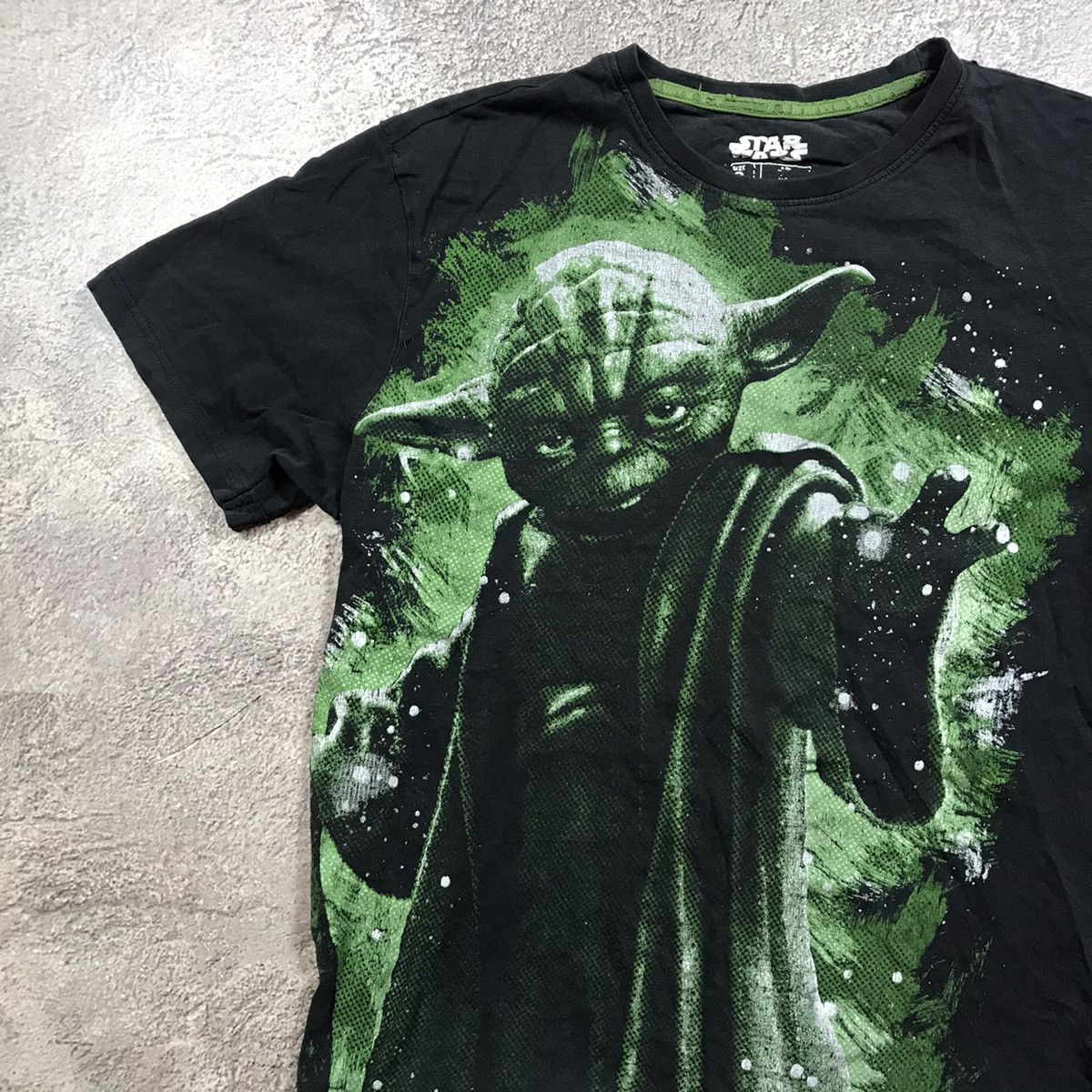 Star Wars VINTAGE OVERPINT YODA BIG LOGO TEE STAR WARS MOVIE 90s Size US S / EU 44-46 / 1 - 2 Thumbnail