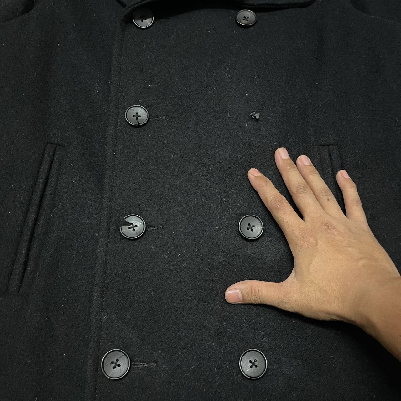 N4 Vintage N4 Wool Coat Double Breasted Size US S / EU 44-46 / 1 - 5 Thumbnail