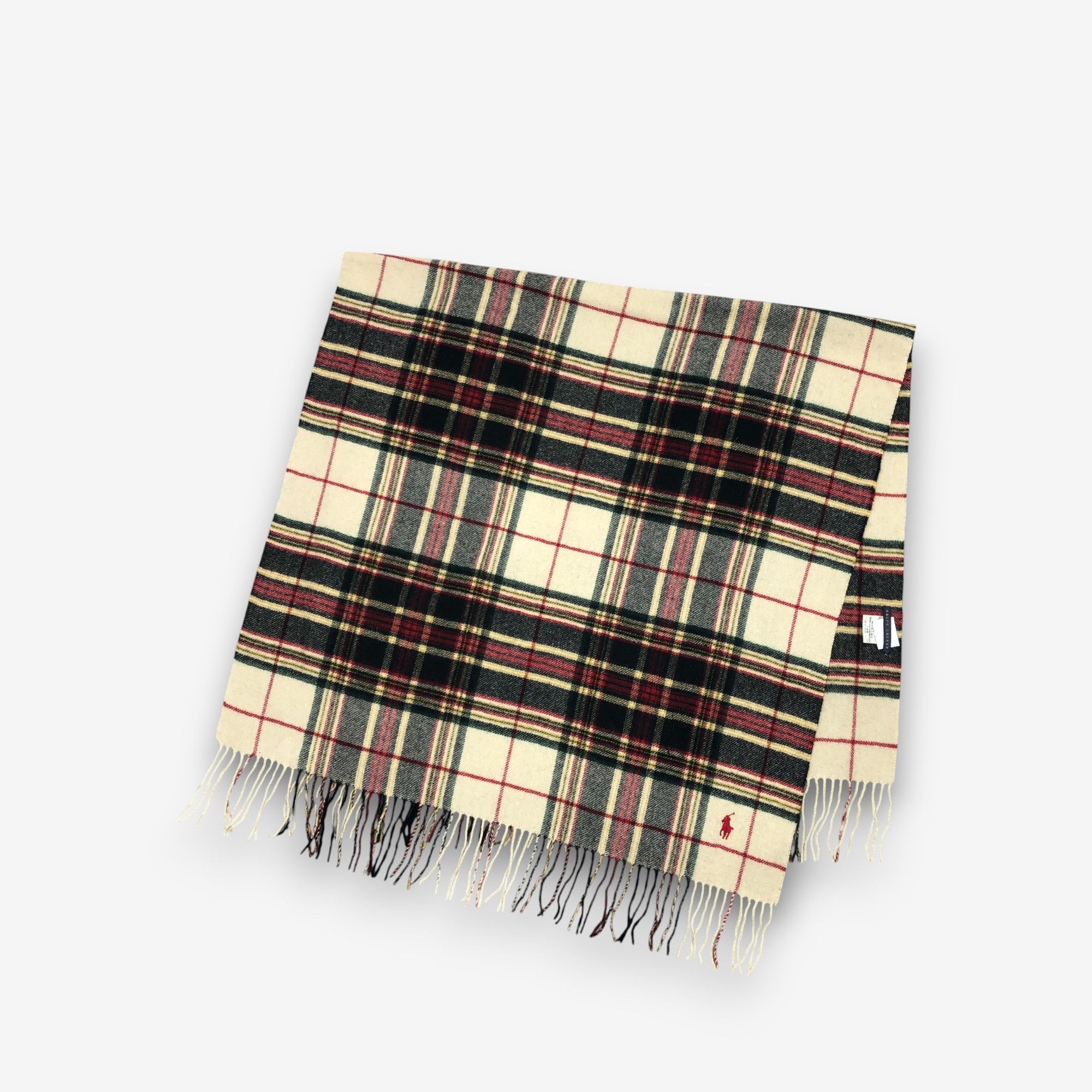 Ralph Lauren Vintage Ralph Lauren Scarf Muffler Wool Stole Wraps Scarves Size ONE SIZE - 4 Thumbnail