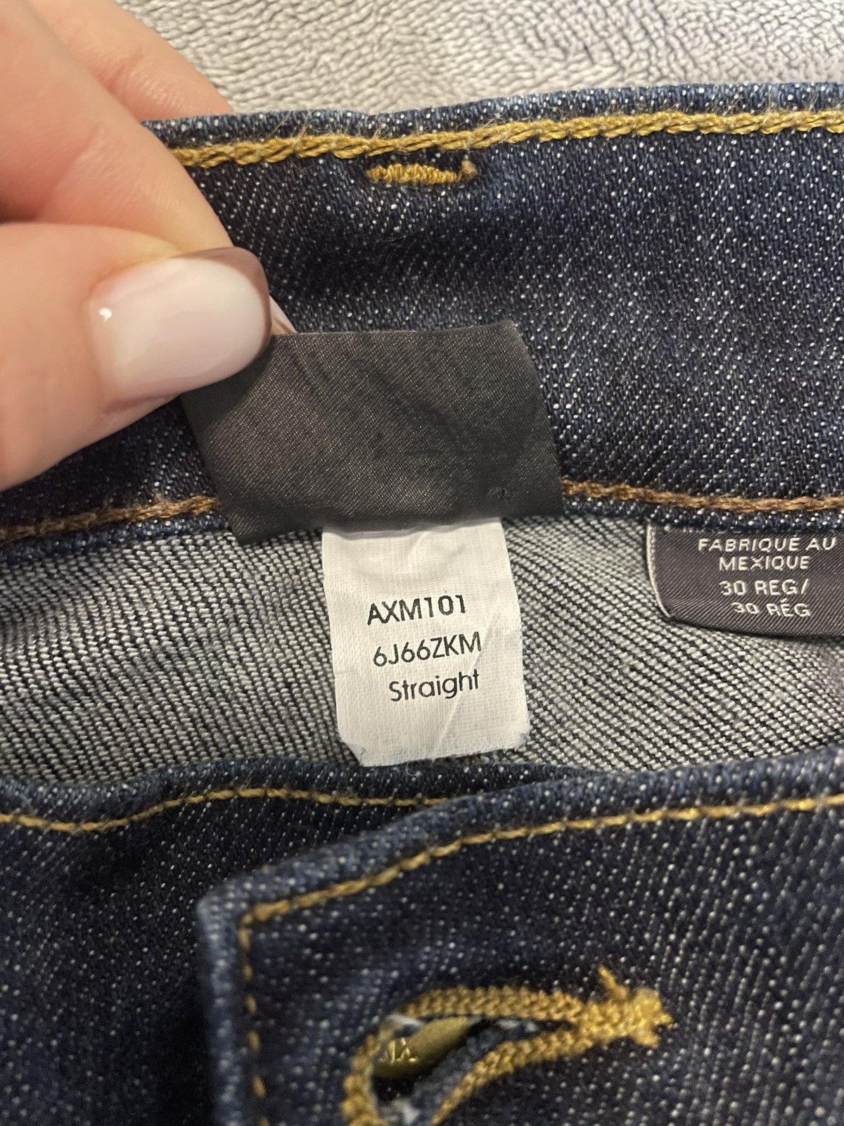 Armani Exchange Armani Exchange J66 Jeans Low Rise Straight Leg Regular Size US 30 / EU 46 - 4 Thumbnail