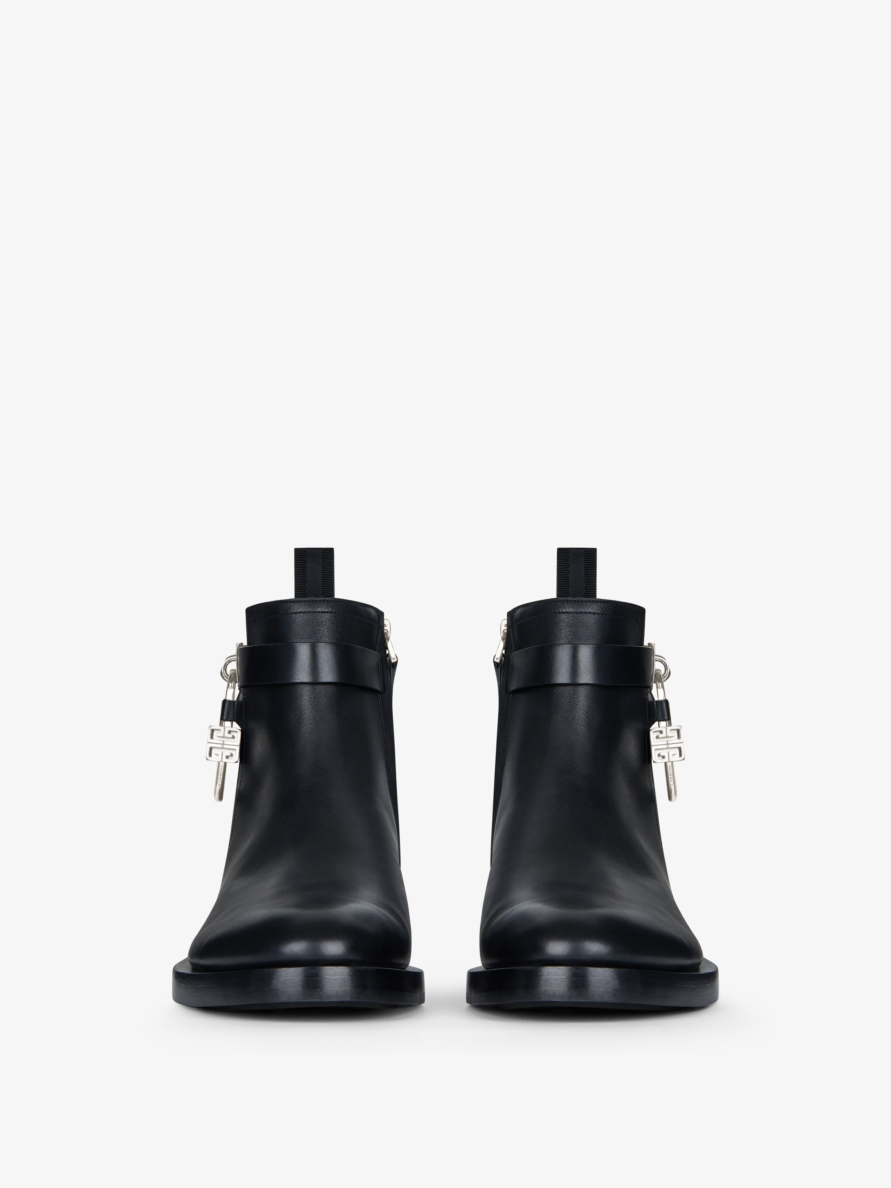Givenchy o1srvl11e0925 Padlock Boots in Black Size US 12 / EU 45 - 2 Thumbnail
