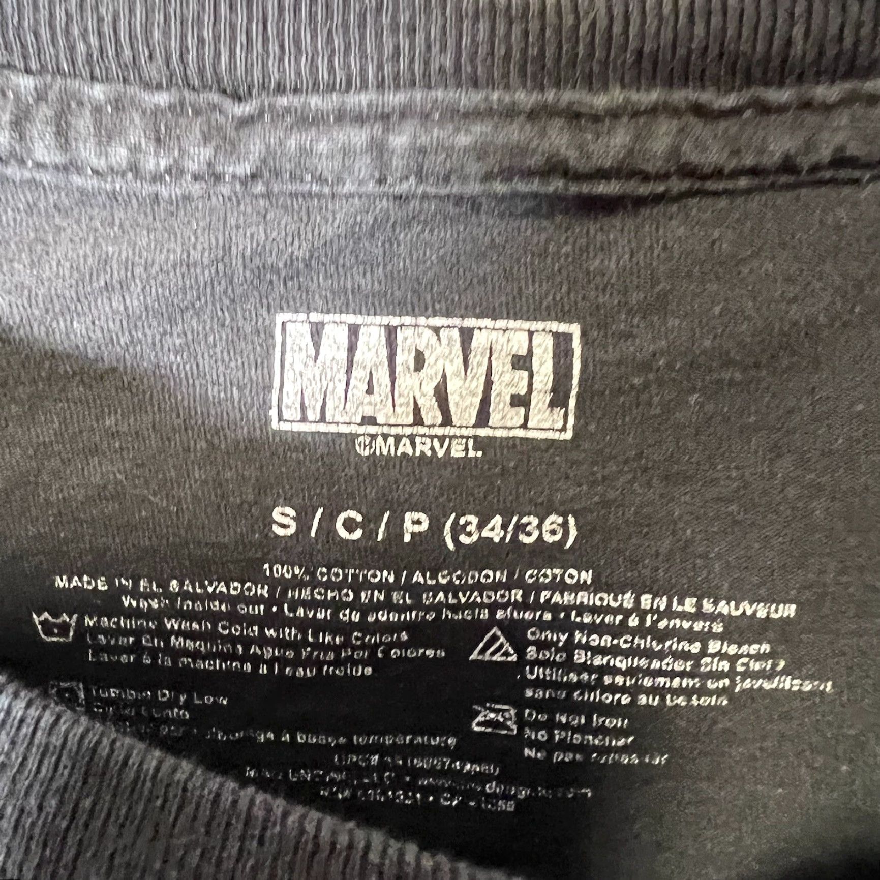Vintage Marvel Comics Venom Big Face Shirt Adult Small Black Mens Size US S / EU 44-46 / 1 - 6 Thumbnail