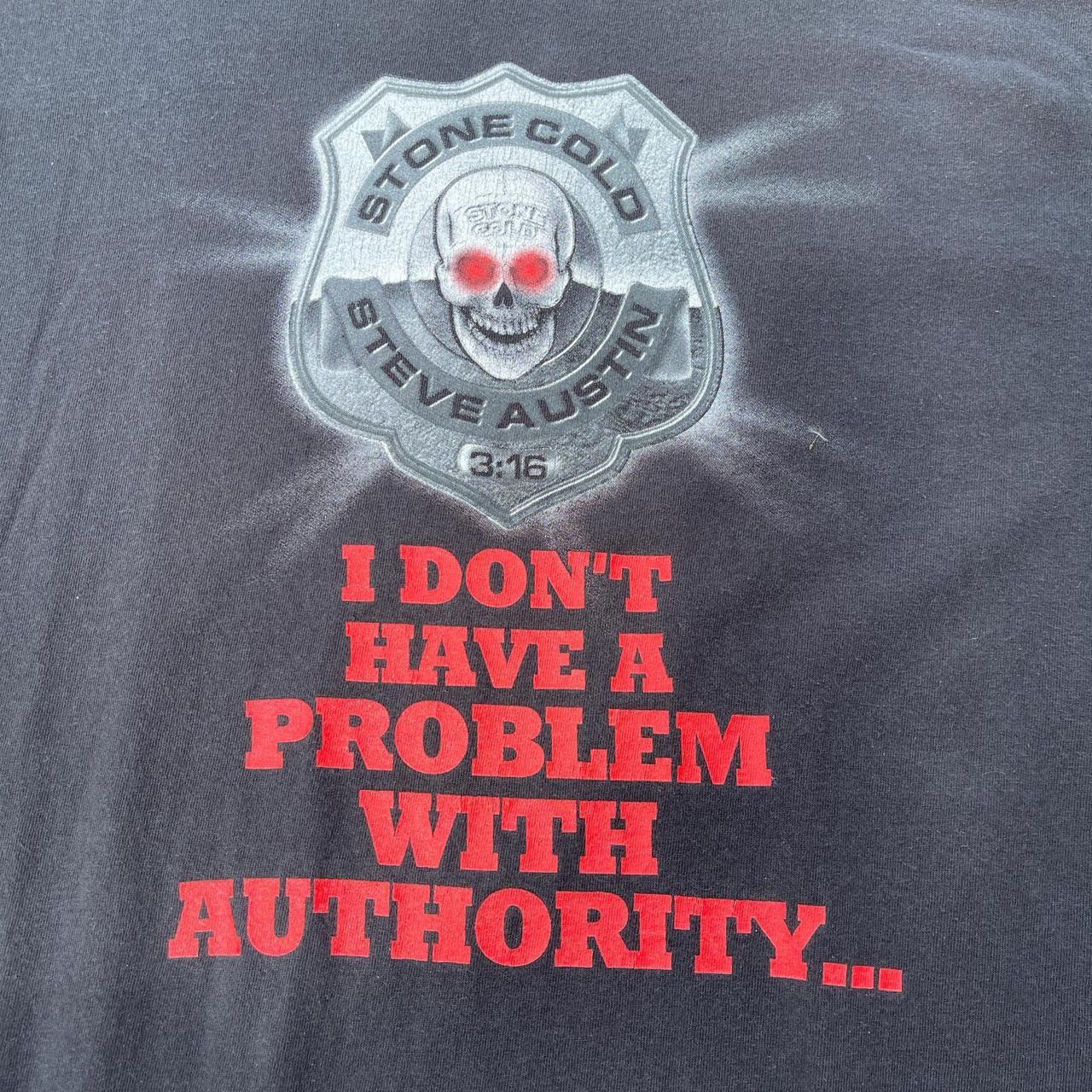 Vintage × WWF Vintage stone cold I am authority WWF tee Size US L / EU 52-54 / 3 - 2 Thumbnail