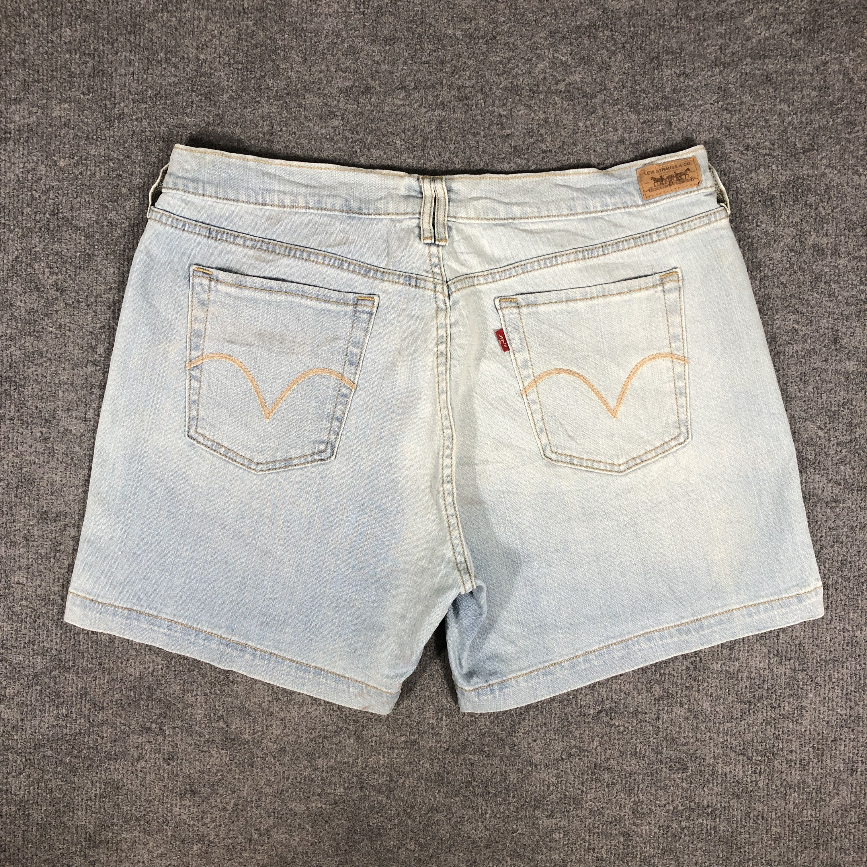 Levi's × Vintage Womens Vintage Levis 515 Jeans Short Pants L1077W Size 35" - 3 Thumbnail