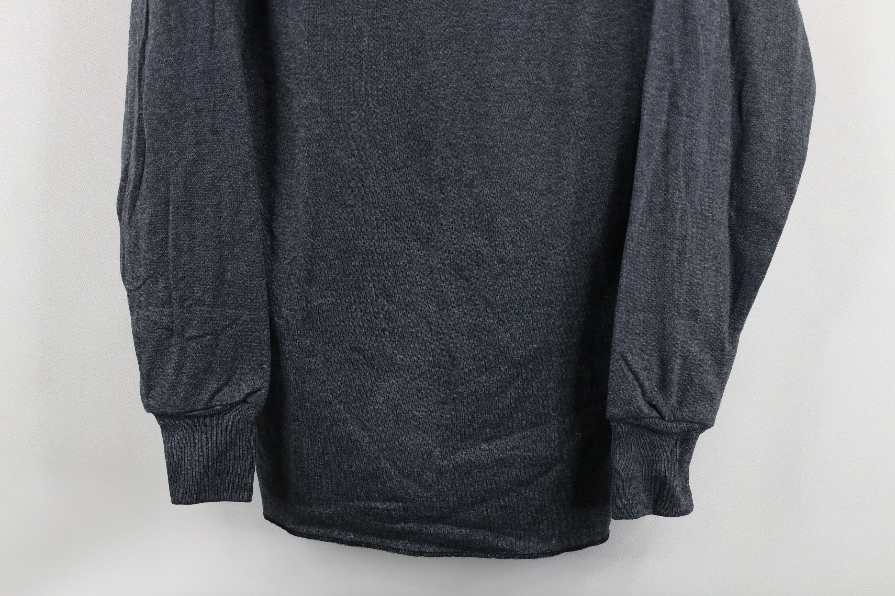 Vintage Vintage 90s Streetwear Long Sleeve T-Shirt Heather Gray Size US M / EU 48-50 / 2 - 3 Thumbnail