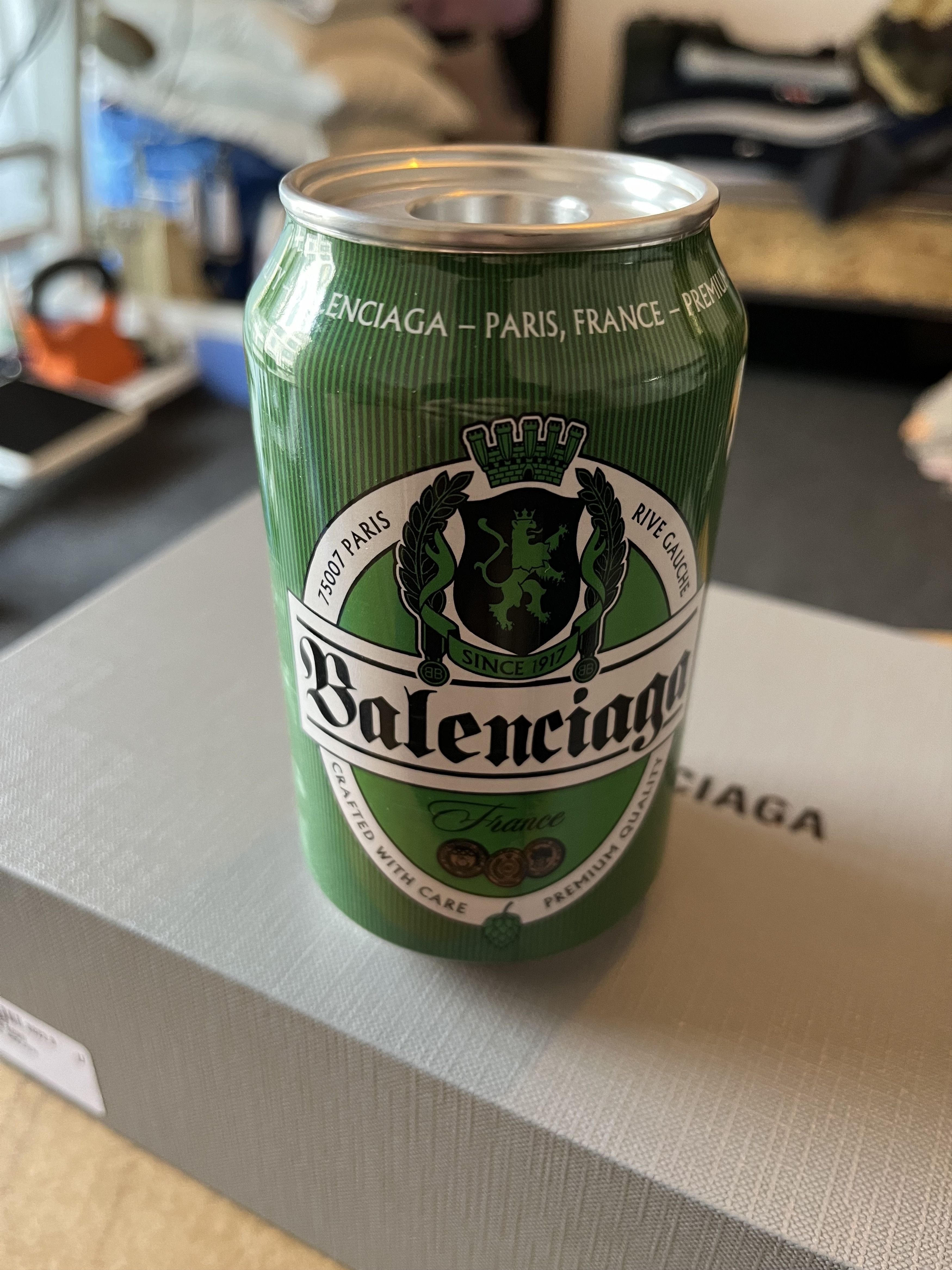 Balenciaga Drink Candle Holder in Green Size ONE SIZE - 5 Thumbnail