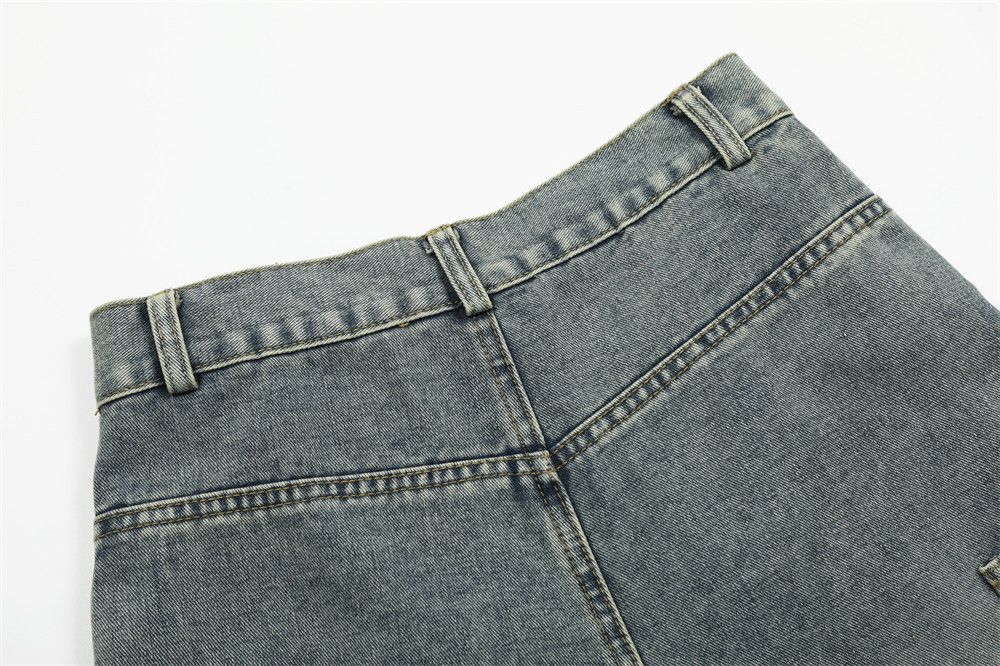 Japanese Brand × Vintage Vintage washed distressed embroidered pocket denim shorts Size US 32 / EU 48 - 5 Thumbnail
