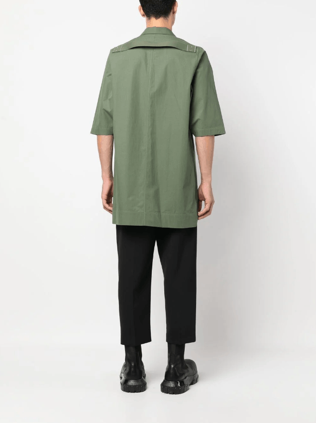 Rick Owens BNWT SS23 RICK OWENS "EDFU" MAGNUM TOMMY SHIRT 50 Size US M / EU 48-50 / 2 - 13 Thumbnail