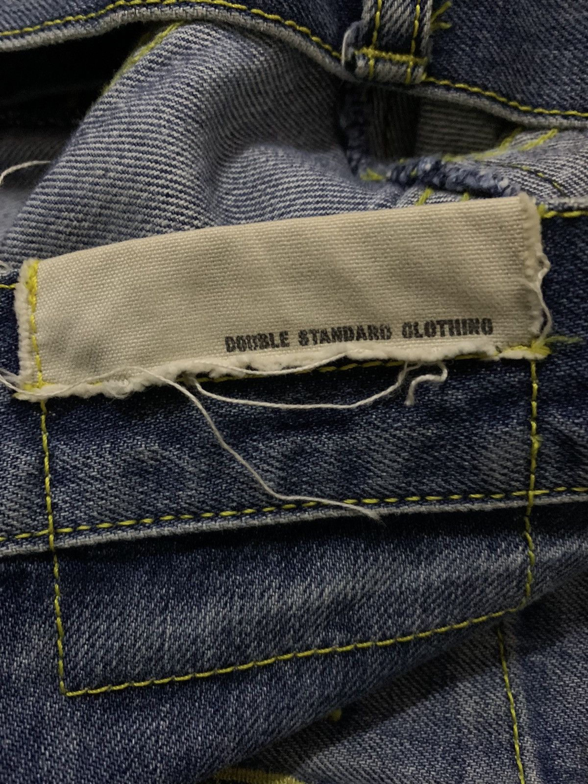 Japanese Brand 💥Avant Garde Double Standard Clothing Distressed Denim Size 30" / US 8 / IT 44 - 6 Thumbnail