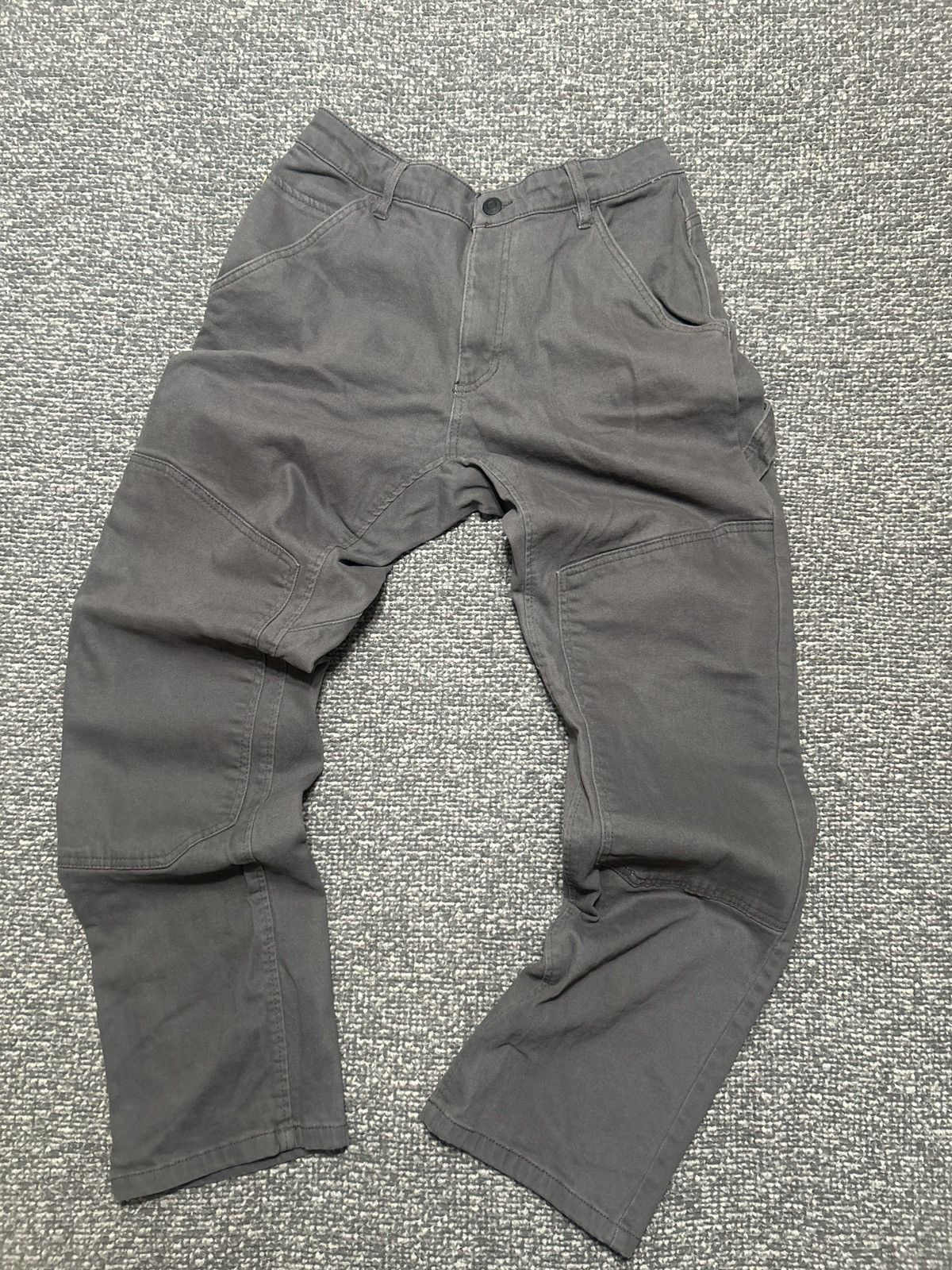 Designer × Vintage Dark Grey Double Knees Size US 32 / EU 48 - 1 Thumbnail