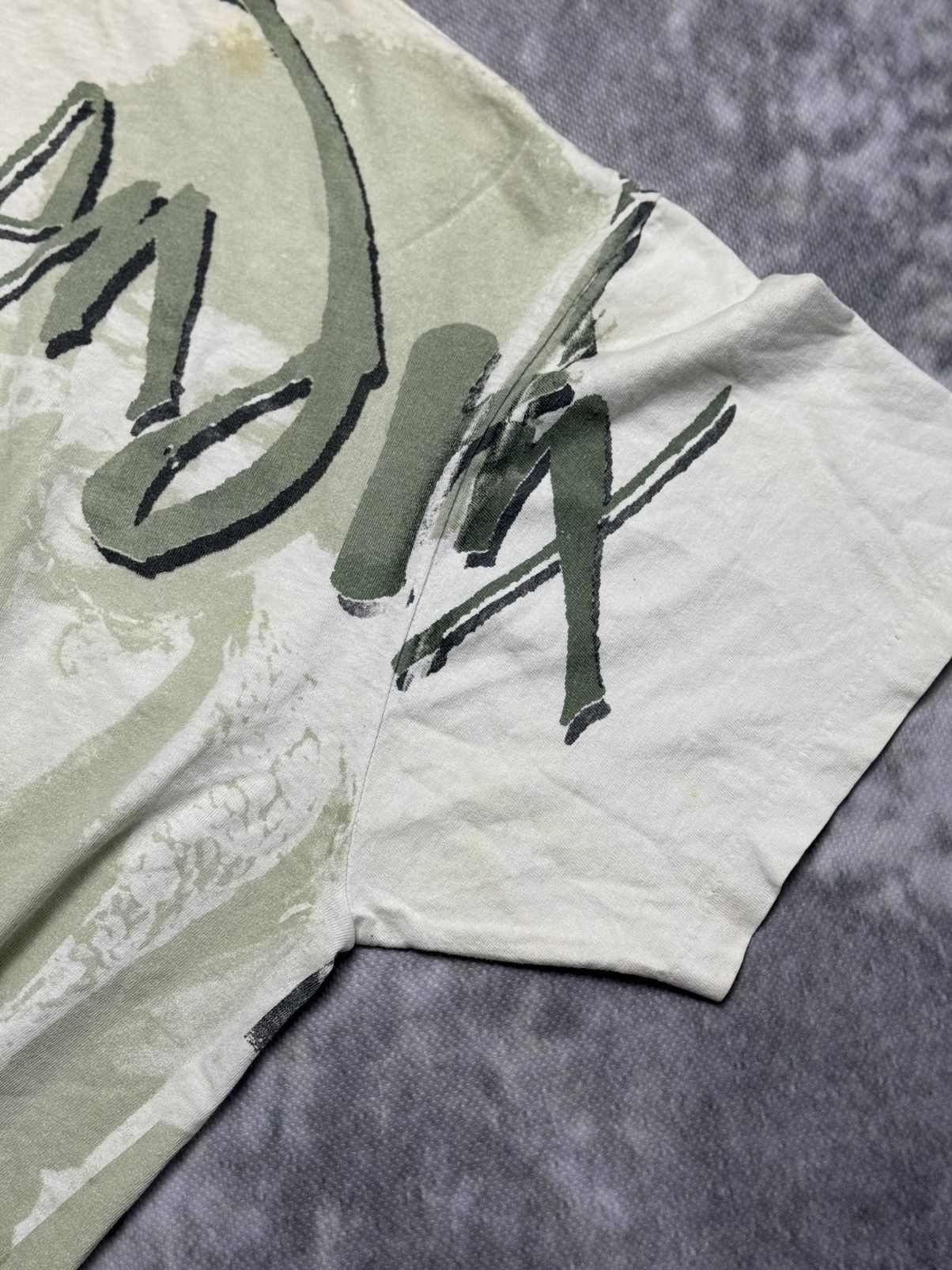 Jimi Hendrix Vintage 90s Jimi Hendrix AOP Single Stitch XL Size US XL / EU 56 / 4 - 14 Thumbnail