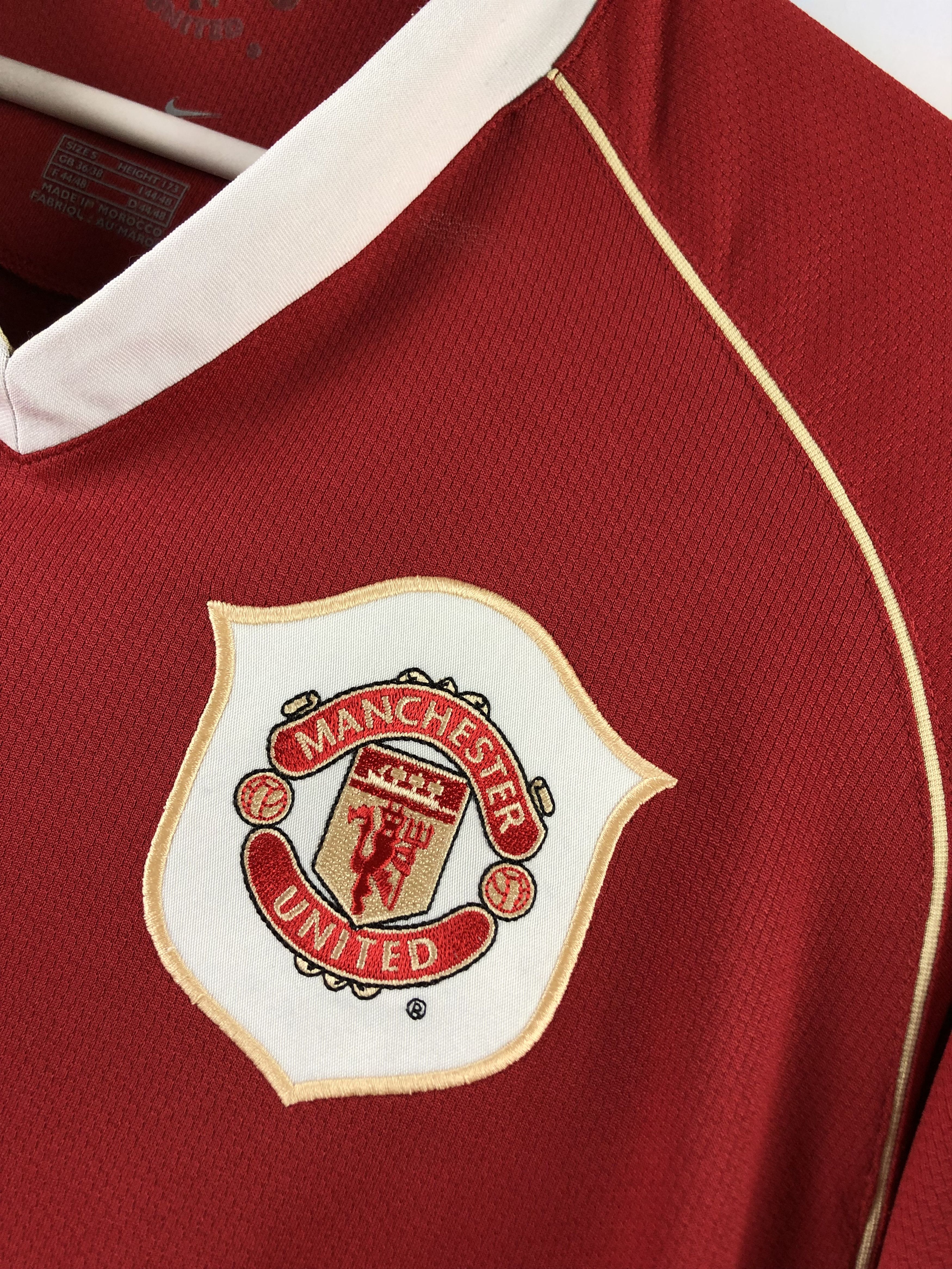 Nike Manchester United shirt 2006 Soccer Nike Jersey Mens Trikot Size US S / EU 44-46 / 1 - 5 Thumbnail