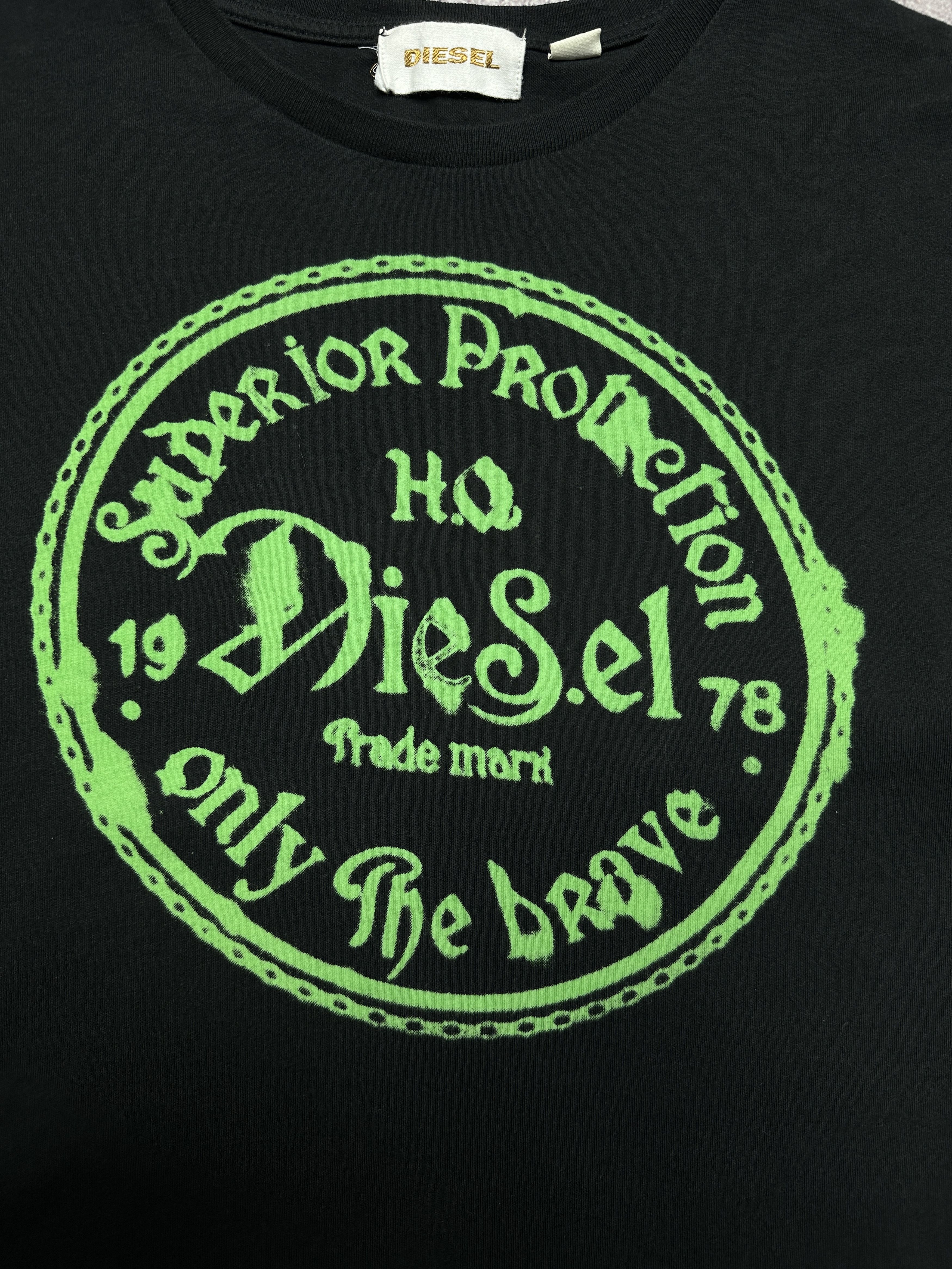 Diesel × Vintage Diesel Mens Crew Neck T-Shirt Size US XL / EU 56 / 4 - 3 Thumbnail