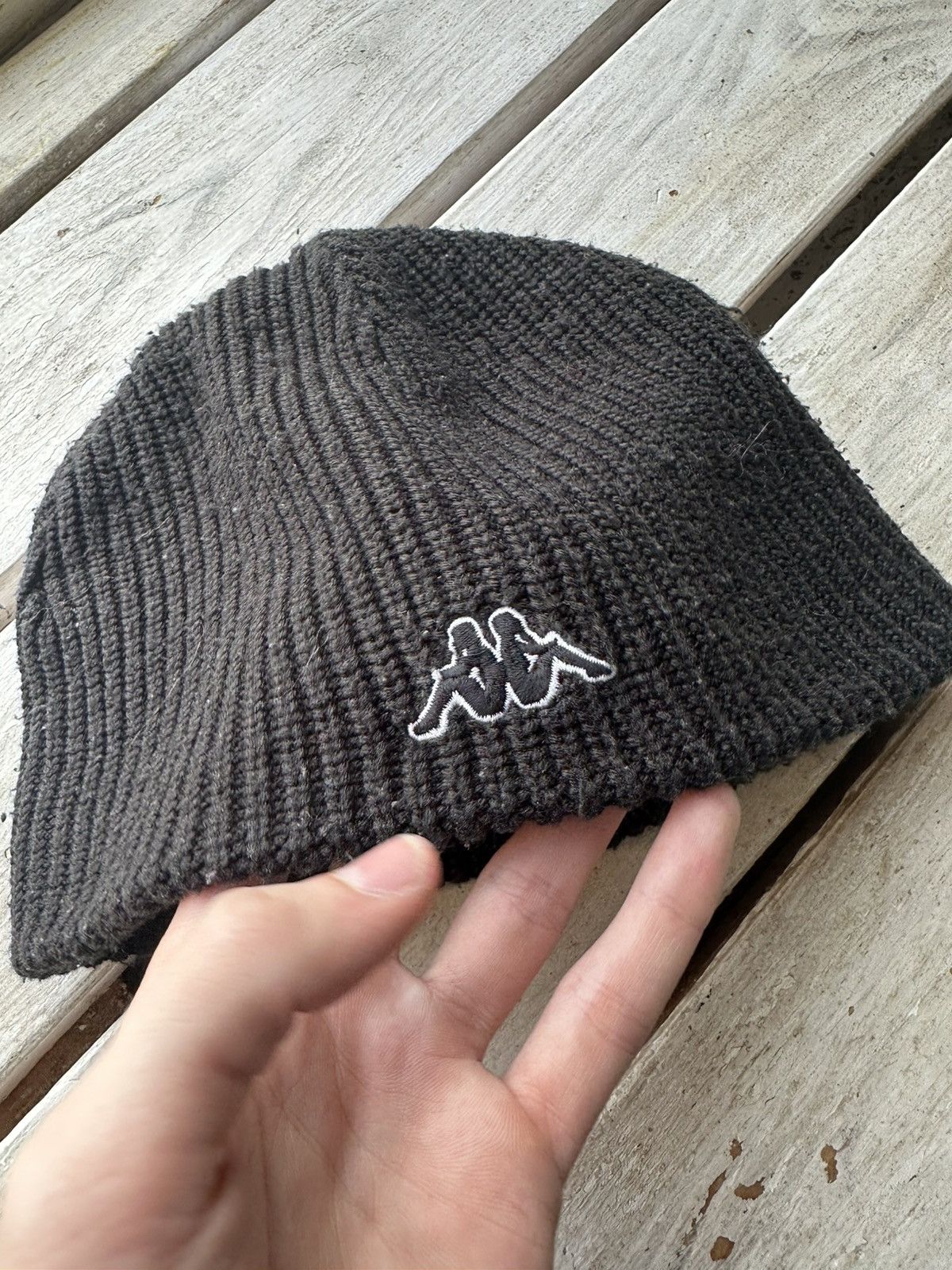 Kappa × Vintage 🚨 VINTAGE KAPPA LOGO RARE Y2K HAT BEANIE Size ONE SIZE - 4 Thumbnail