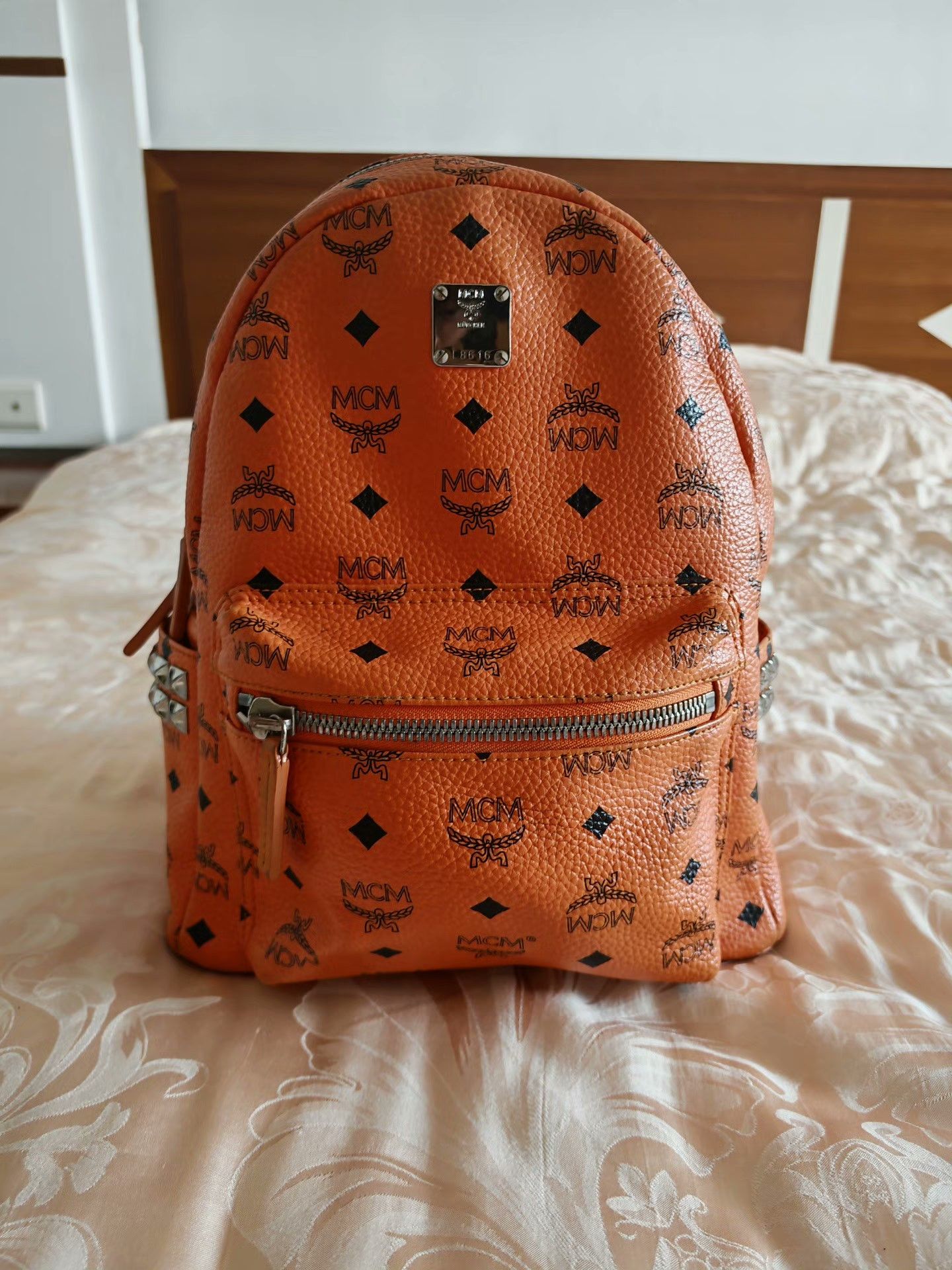 Hermes Hermes Orange Backpack 2XL Women Size ONE SIZE - 1 Thumbnail