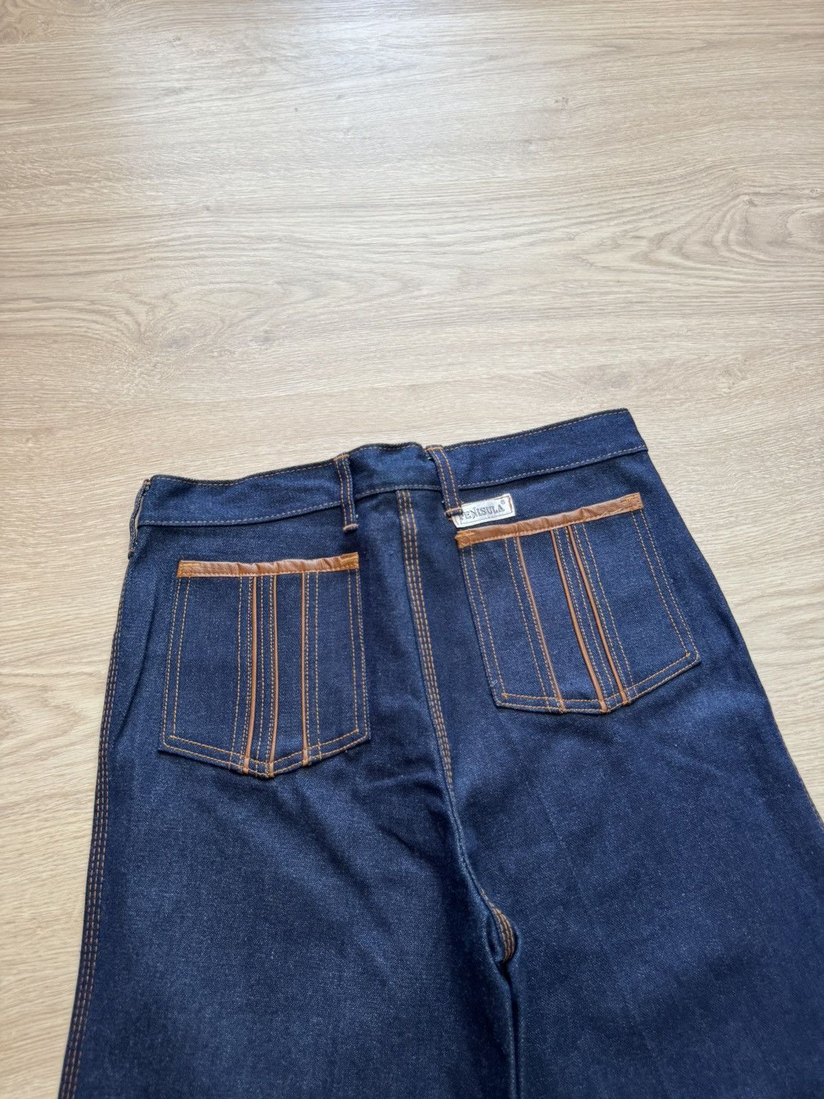 HippyTree Vintage 60-70’s Penisula Women’s Hippie Baggy Denim Jeans Size 32" / US 10 / IT 46 - 5 Thumbnail