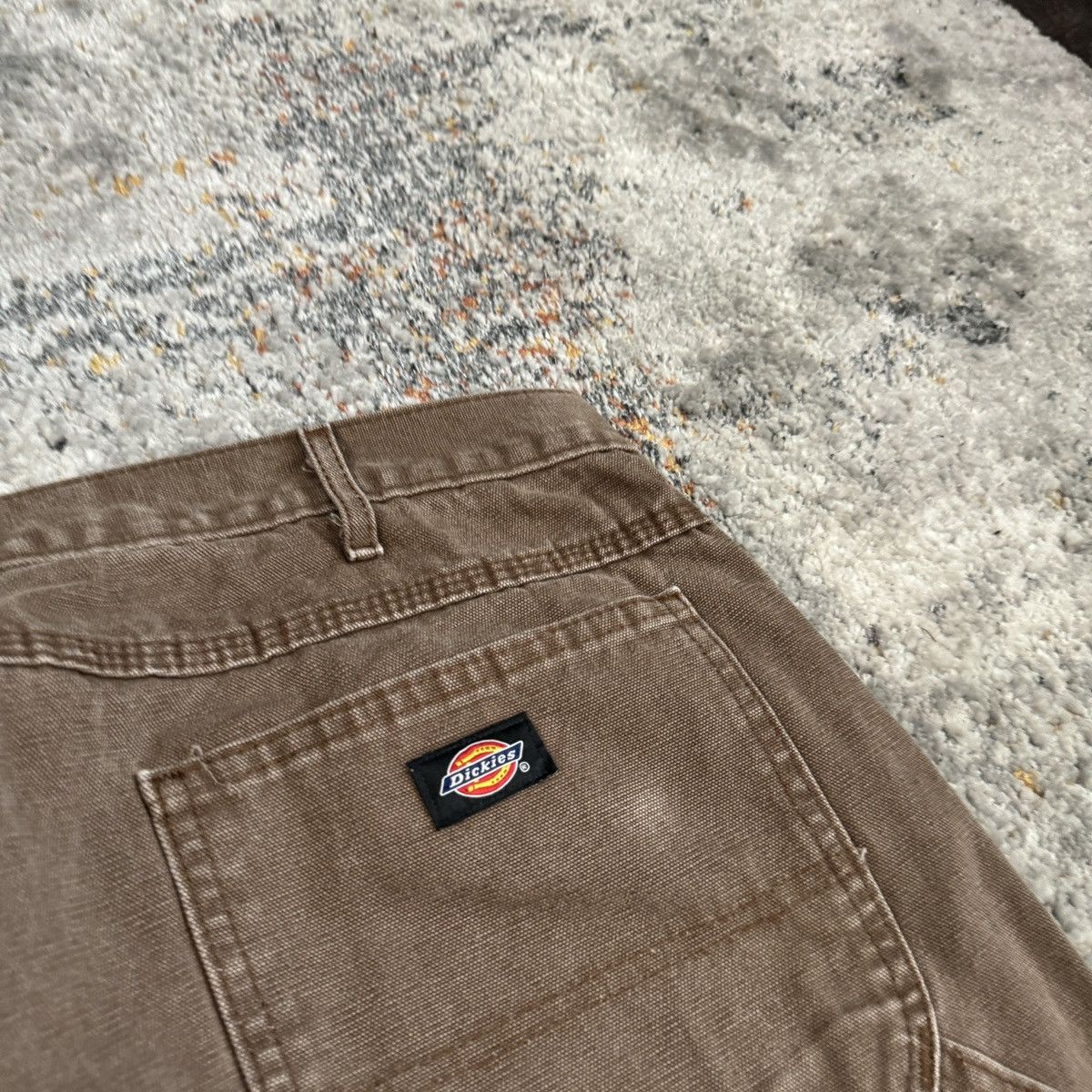 Dickies × StraightFaded × Vintage Vintage Y2K Dickies faded brown wide leg carpenter pants Size US 40 / EU 56 - 3 Thumbnail