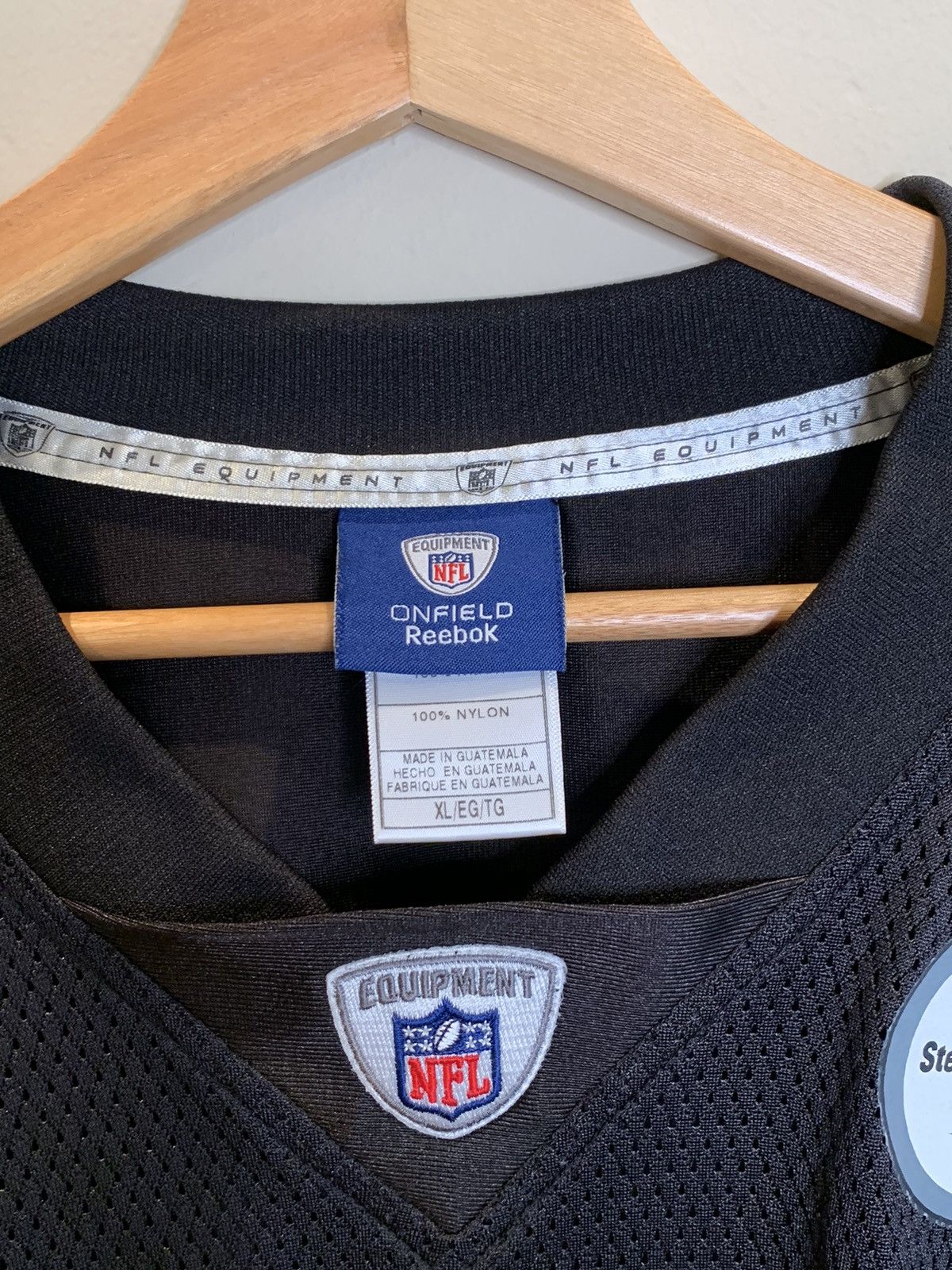 Reebok *RARE* Vintage Ben Roethlisberger On Field NFL Reebok Jersey Size US XL / EU 56 / 4 - 7 Thumbnail
