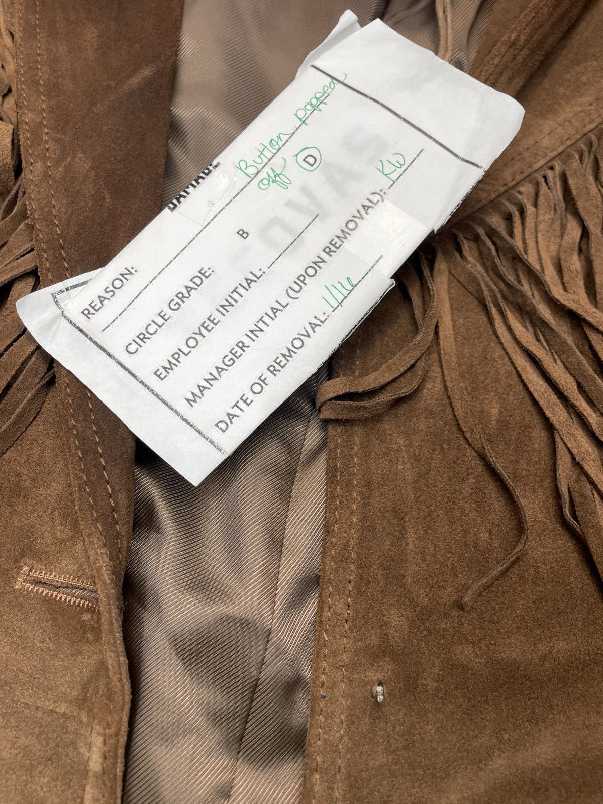 Tecovas Tecovas Women Brown Genuine Suede Leather Western Jacket S Size S / US 4 / IT 40 - 4 Thumbnail