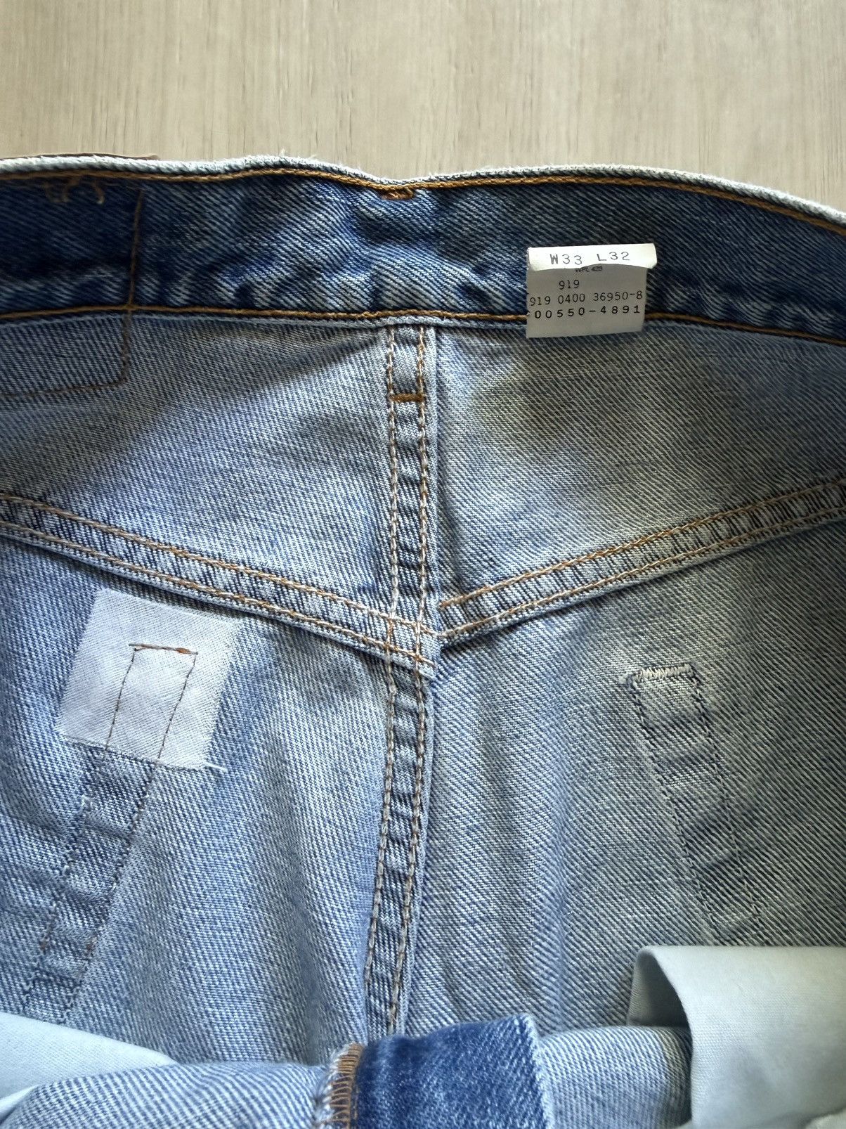 Levi's Vintage Y2K 00 Levis 550 Red Tab Relaxed Fit 33x32 *32x31 Size US 32 / EU 48 - 8 Thumbnail