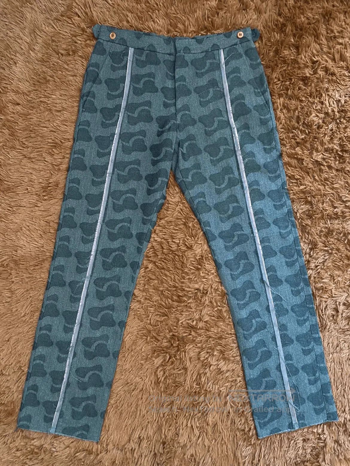 Comme des Garcons Homme Plus Sz S Comme Des Garcons Homme Plus 03AW Pattern Trouser. Size US 30 / EU 46 - 1 Thumbnail