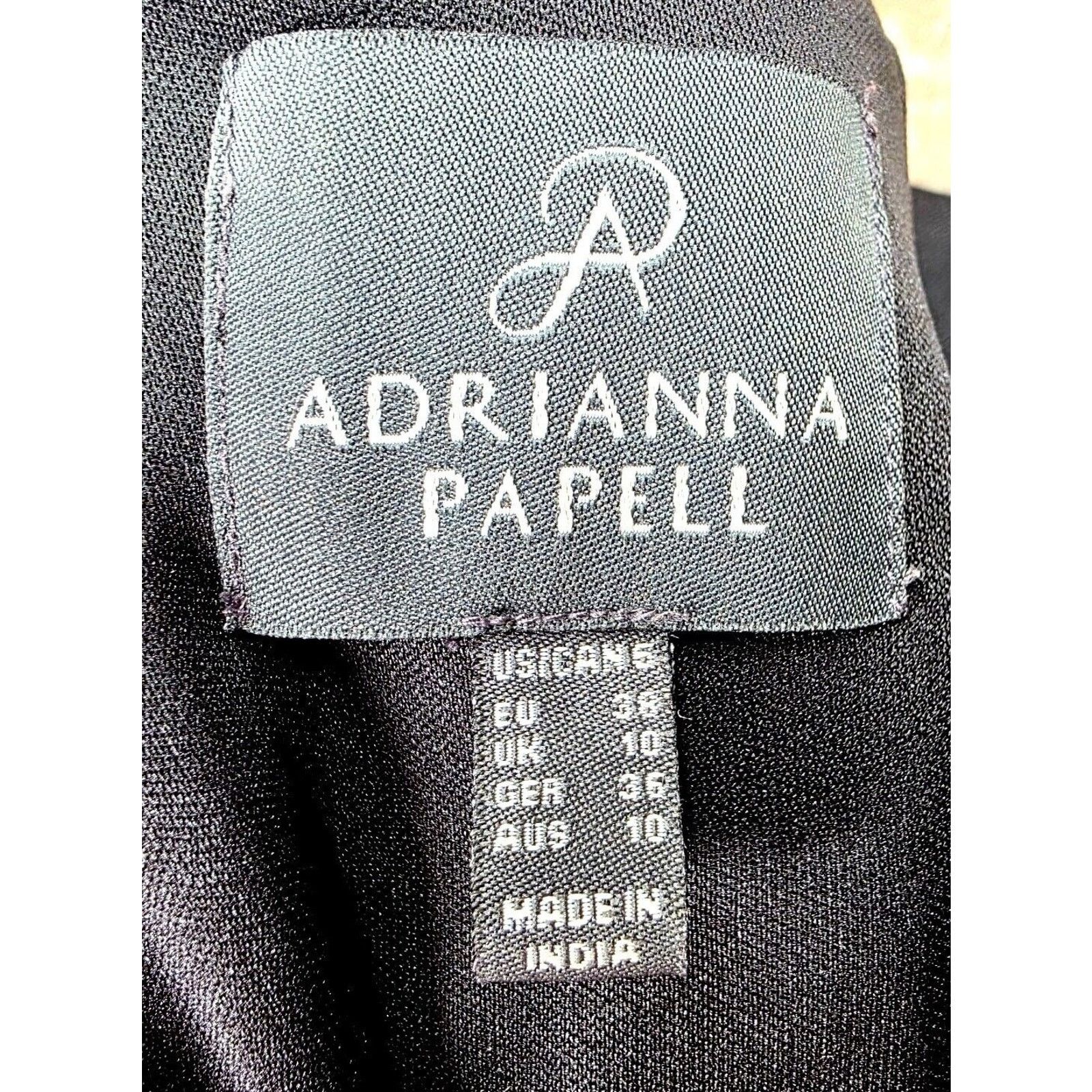 Adrianna Papell Adrianna Papell Beaded Gown V-Neck Sleeveless Dress Size 6 Size M / US 6-8 / IT 42-44 - 2 Thumbnail