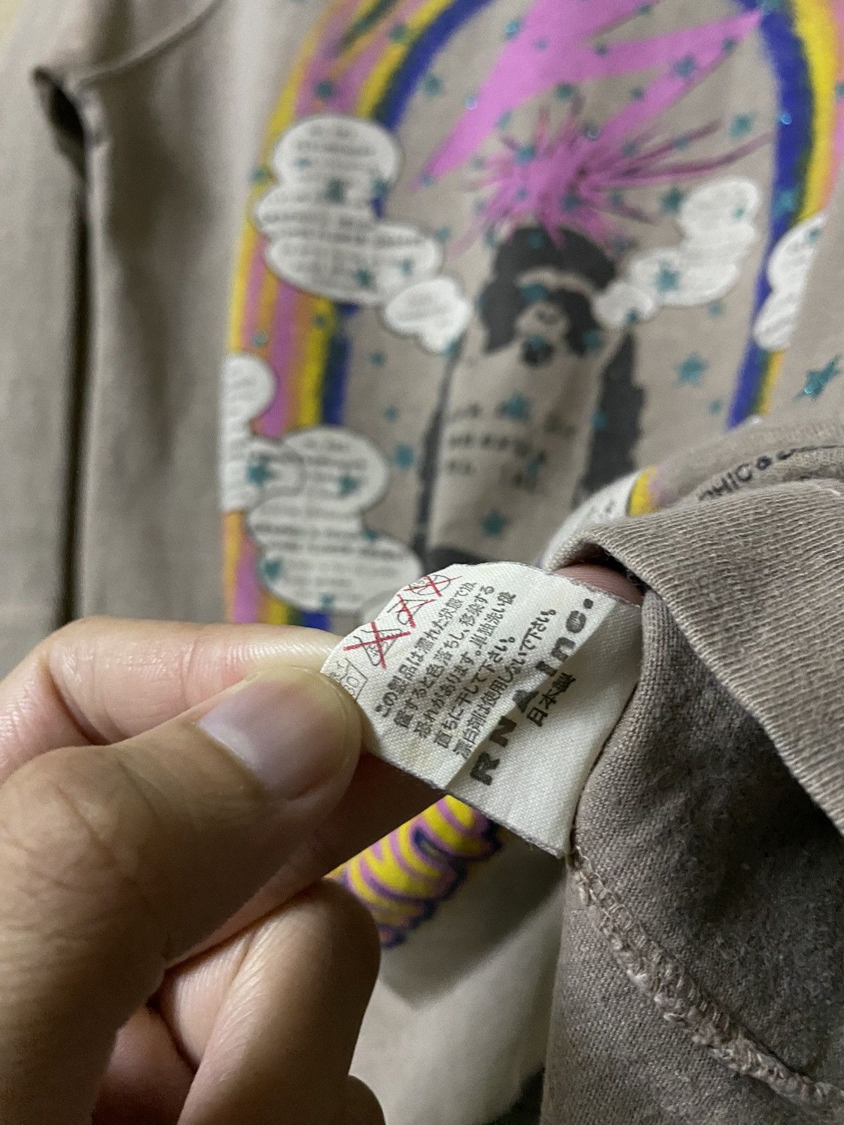 20471120 × Hysteric Glamour RNA INC Japan Rainbow Monkey Sonic Flower Groove Longsleeve Size US S / EU 44-46 / 1 - 10 Thumbnail