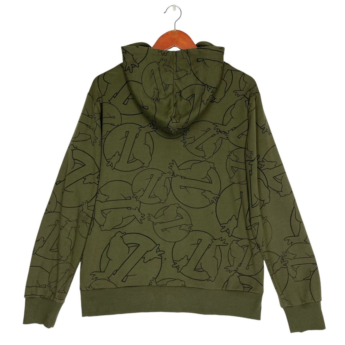 Other Ghost Buster Overprint Hoodie Green Size US M / EU 48-50 / 2 - 2 Thumbnail
