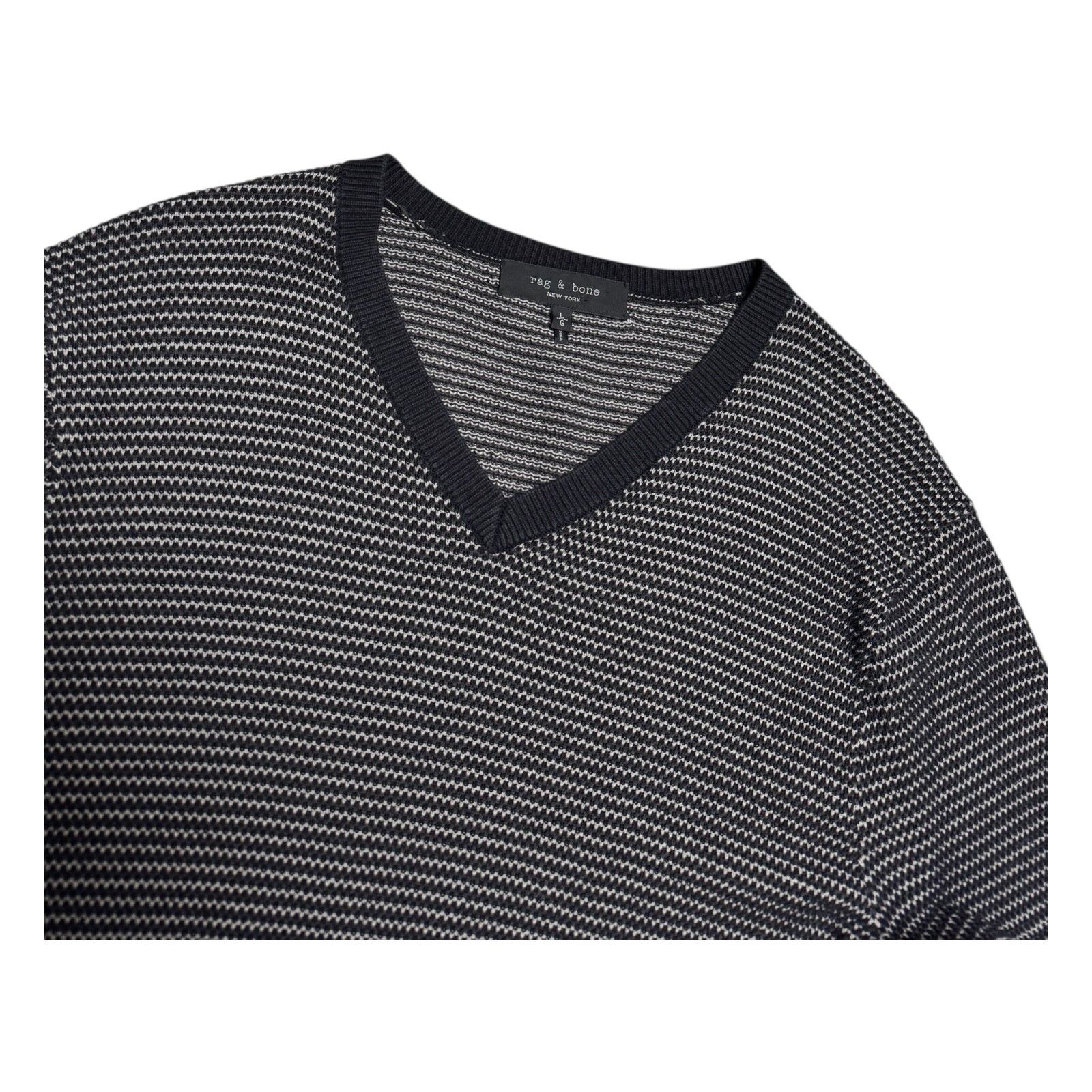 Rag & Bone RAG & BONE Knit Luxury Waffle Thermal Sweater Large Size US L / EU 52-54 / 3 - 3 Thumbnail