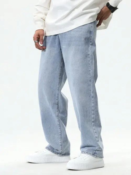 Japanese Brand × Vintage Baloon Skate Baggy Denim Jeans Loose 2000s Size US 34 / EU 50 - 2 Thumbnail