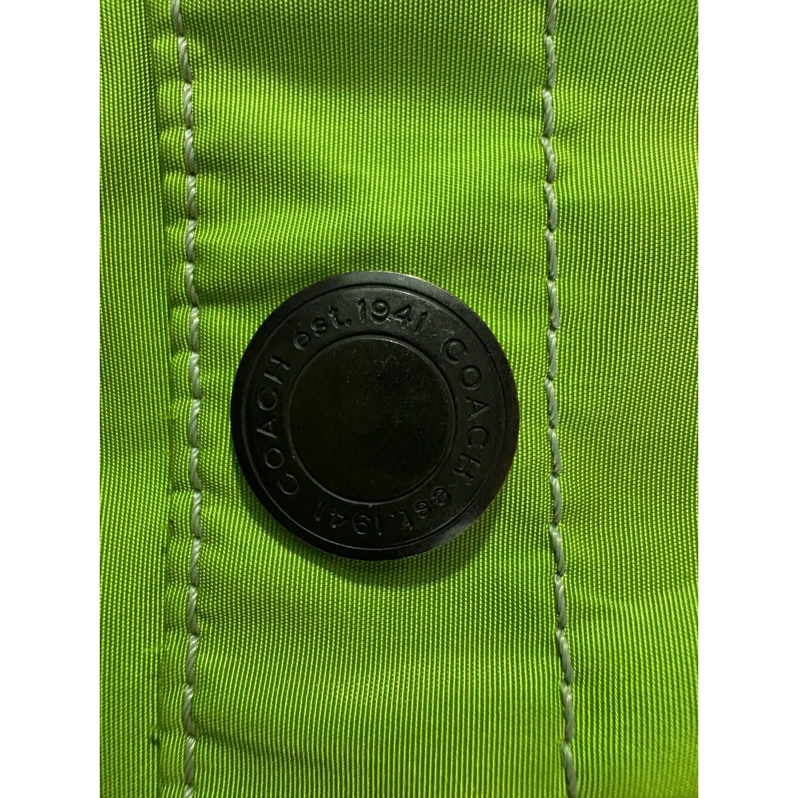 Coach Coach Leatherware full zip Jacket size M color Green Size US M / EU 48-50 / 2 - 9 Thumbnail