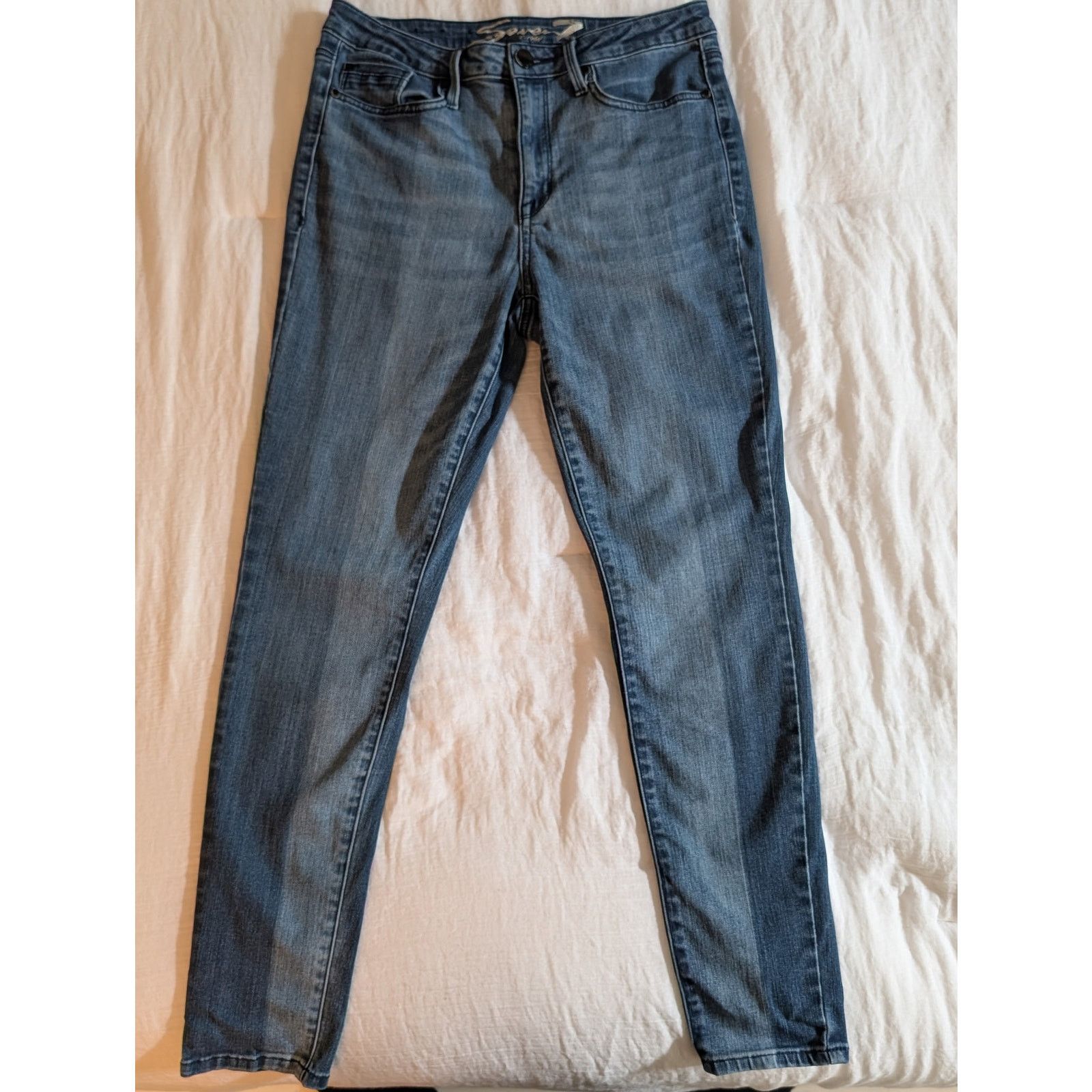 7 For All Mankind 7 For All Mankind The Skinny Jeans – Women’s 28 Size 32" / US 10 / IT 46 - 1 Thumbnail