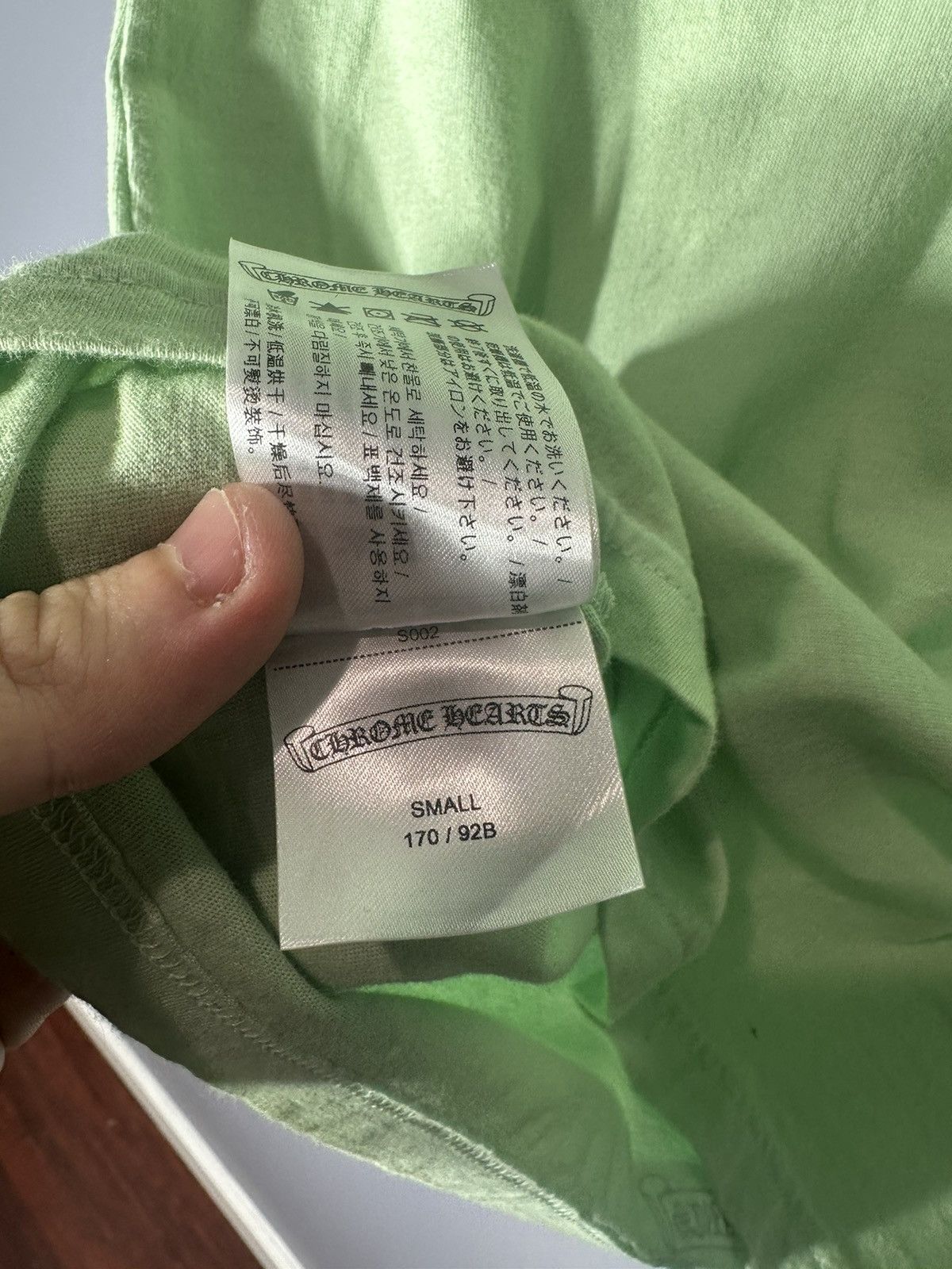 Chrome Hearts Chrome hearts green neck logo long sleeve Size US S / EU 44-46 / 1 - 3 Thumbnail
