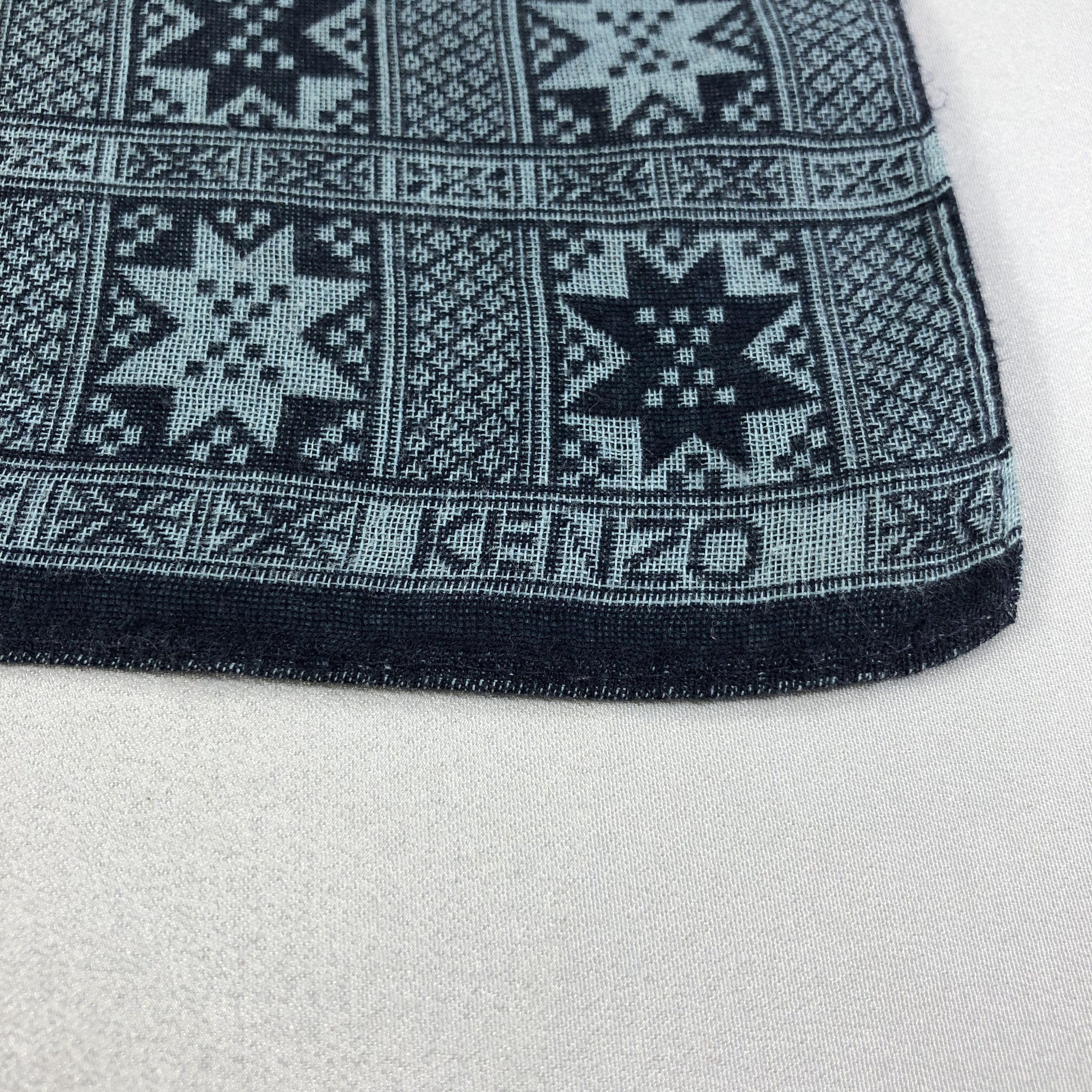Kenzo × Vintage Kenzo Native Design Handkerchief Neckerchief Bandana H2003 Size ONE SIZE - 4 Thumbnail