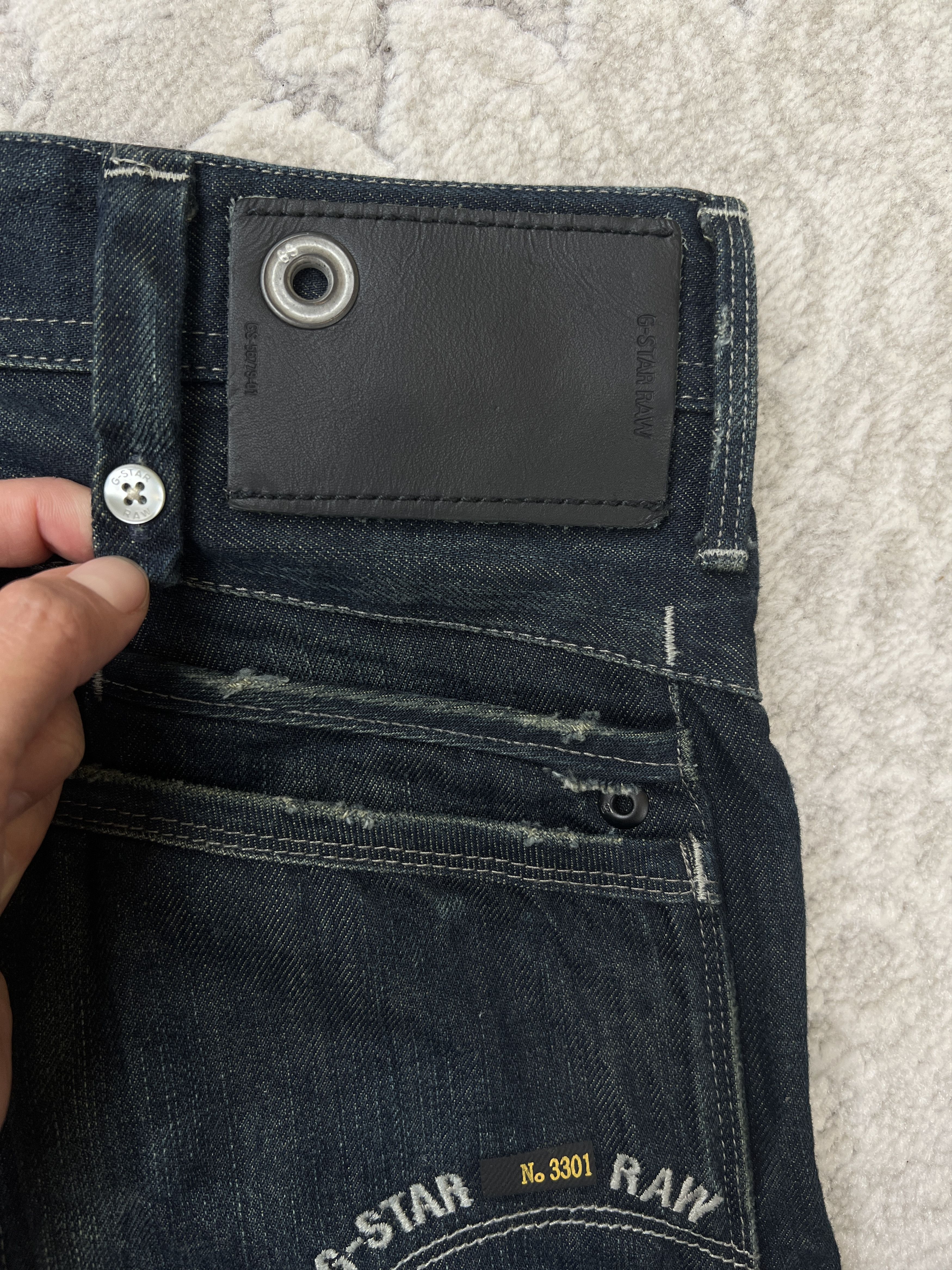 G-Star G-Star RAW Navy Jack Loose Tapered Jeans - Raw Denim 32 Size US 32 / EU 48 - 18 Thumbnail