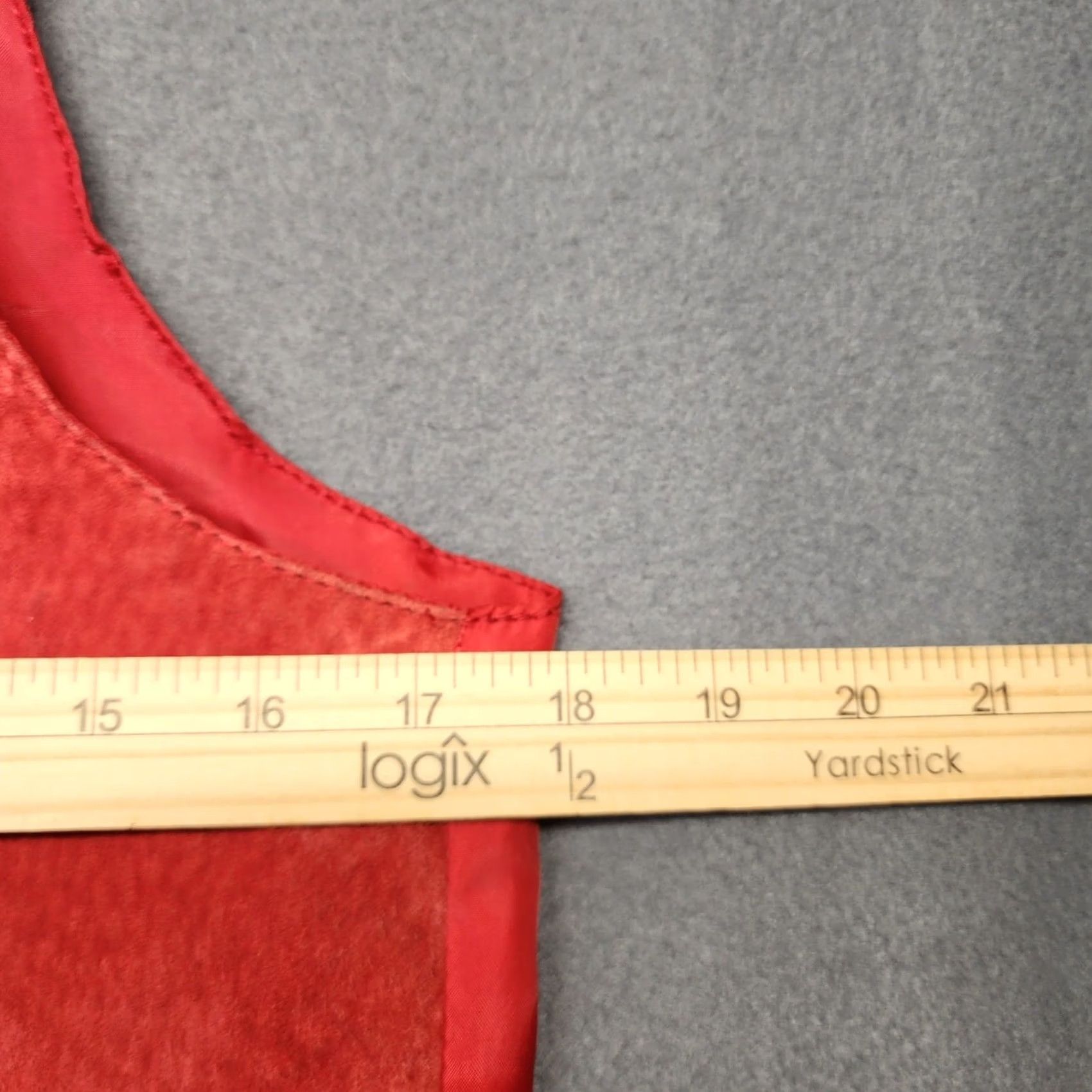 Vintage VINTAGE Leather Vest Womens Medium Red Suede Western Don't Stop Vest Ladies M Leather Button Sleeveless Vintage Size M / US 6-8 / IT 42-44 - 6 Thumbnail