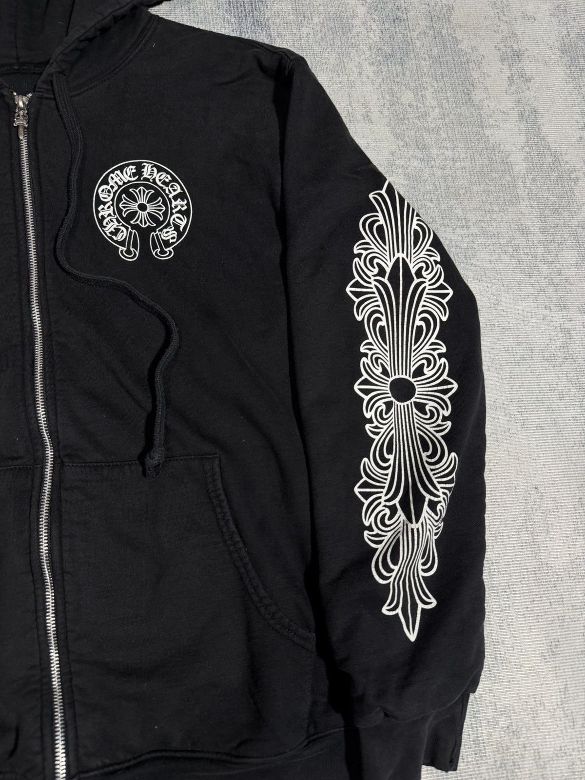 Chrome Hearts Las Vegas Floral Horseshoe Zip Up Size US XL / EU 56 / 4 - 4 Thumbnail
