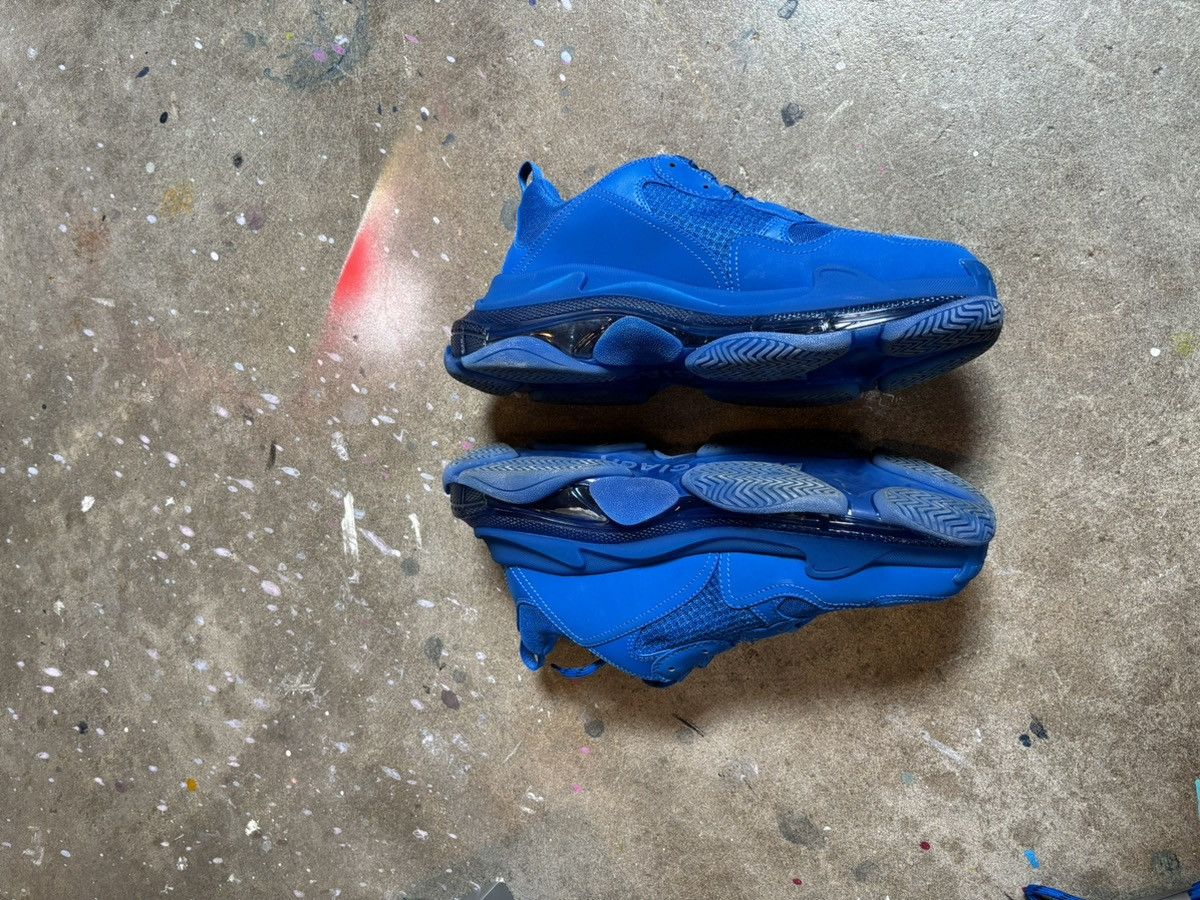 Balenciaga Balenciaga Triple S Blue size 45 Size US 12 / EU 45 - 4 Thumbnail