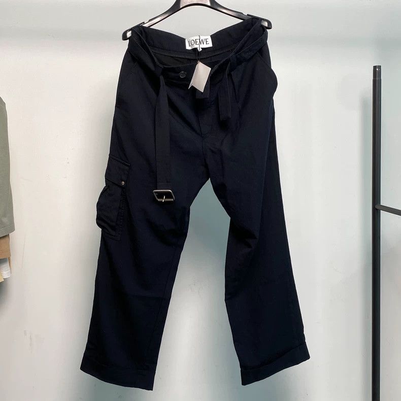 Loewe LOEWE Solid color wool side pocket nine-point tapered over Size US 30 / EU 46 - 1 Thumbnail