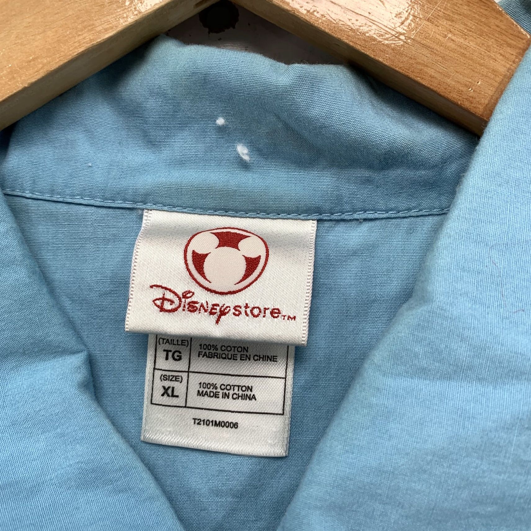 Disney VINTAGE Disney Hawaiian Button-Up Shirt Mens XL Blue Mickey Mouse AOP Surf Casual Size US XL / EU 56 / 4 - 5 Thumbnail