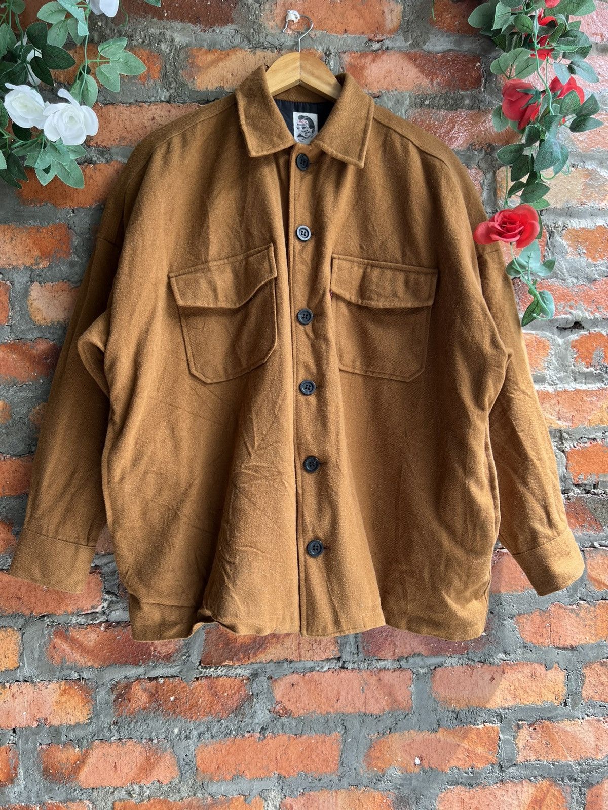 The Real McCoy's Real McCoy Wool Blend Overshirt Size US XL / EU 56 / 4 - 1 Thumbnail