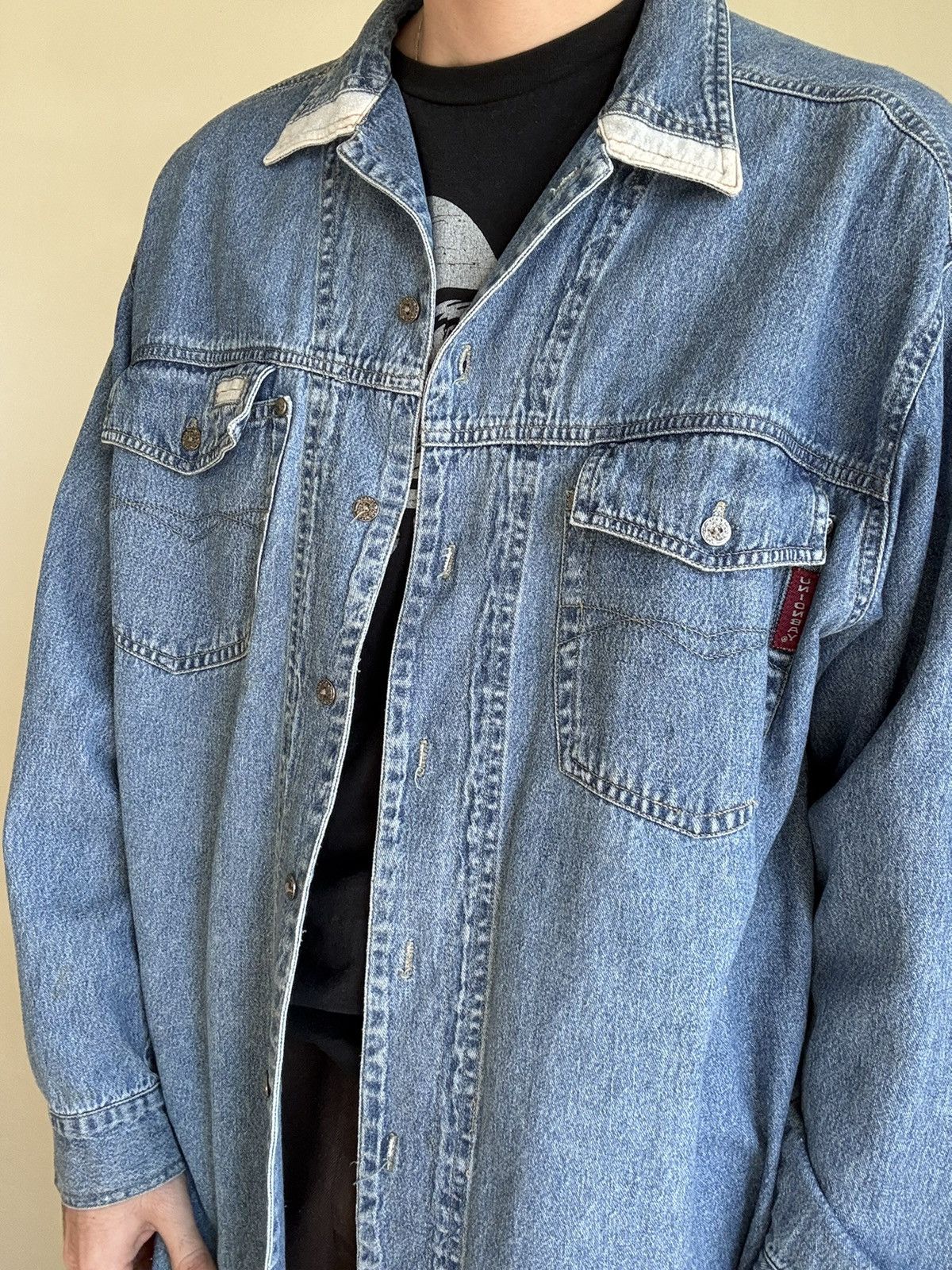 UNIONBAY × Vintage Vintage Union Bay Denim Button Up Shirt Size US L / EU 52-54 / 3 - 8 Thumbnail