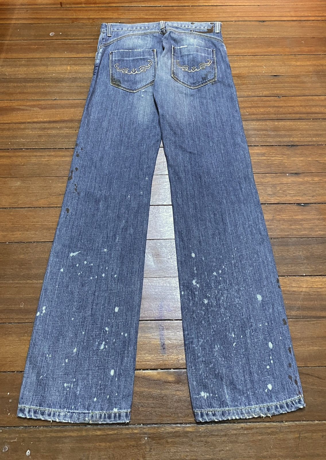 Japanese Brand Very Rare Vintage Japanese Brand Scotch Painting Jeans 2000s Size US 32 / EU 48 - 2 Thumbnail