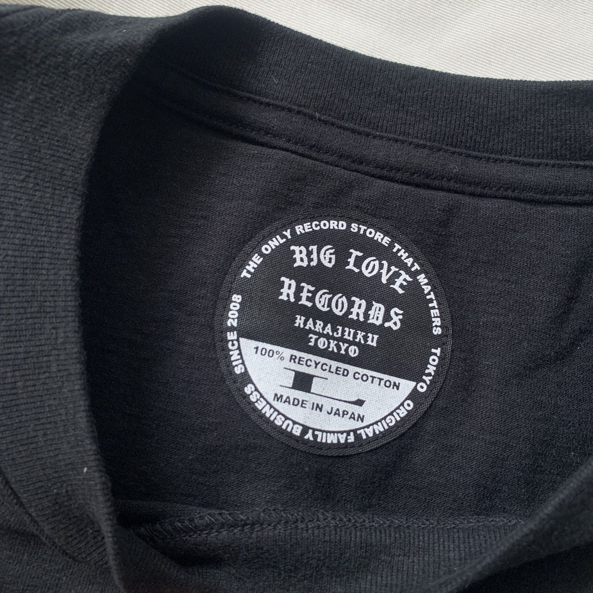 Japanese Brand Big love records harajuku tokyo tee Size US L / EU 52-54 / 3 - 4 Thumbnail