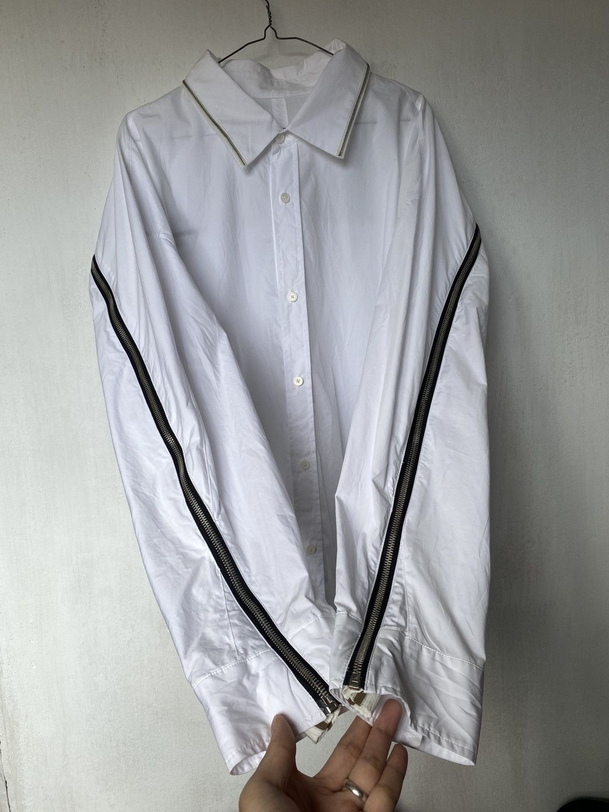 Issey Miyake System Long Zipper Shirt Size US L / EU 52-54 / 3 - 5 Thumbnail