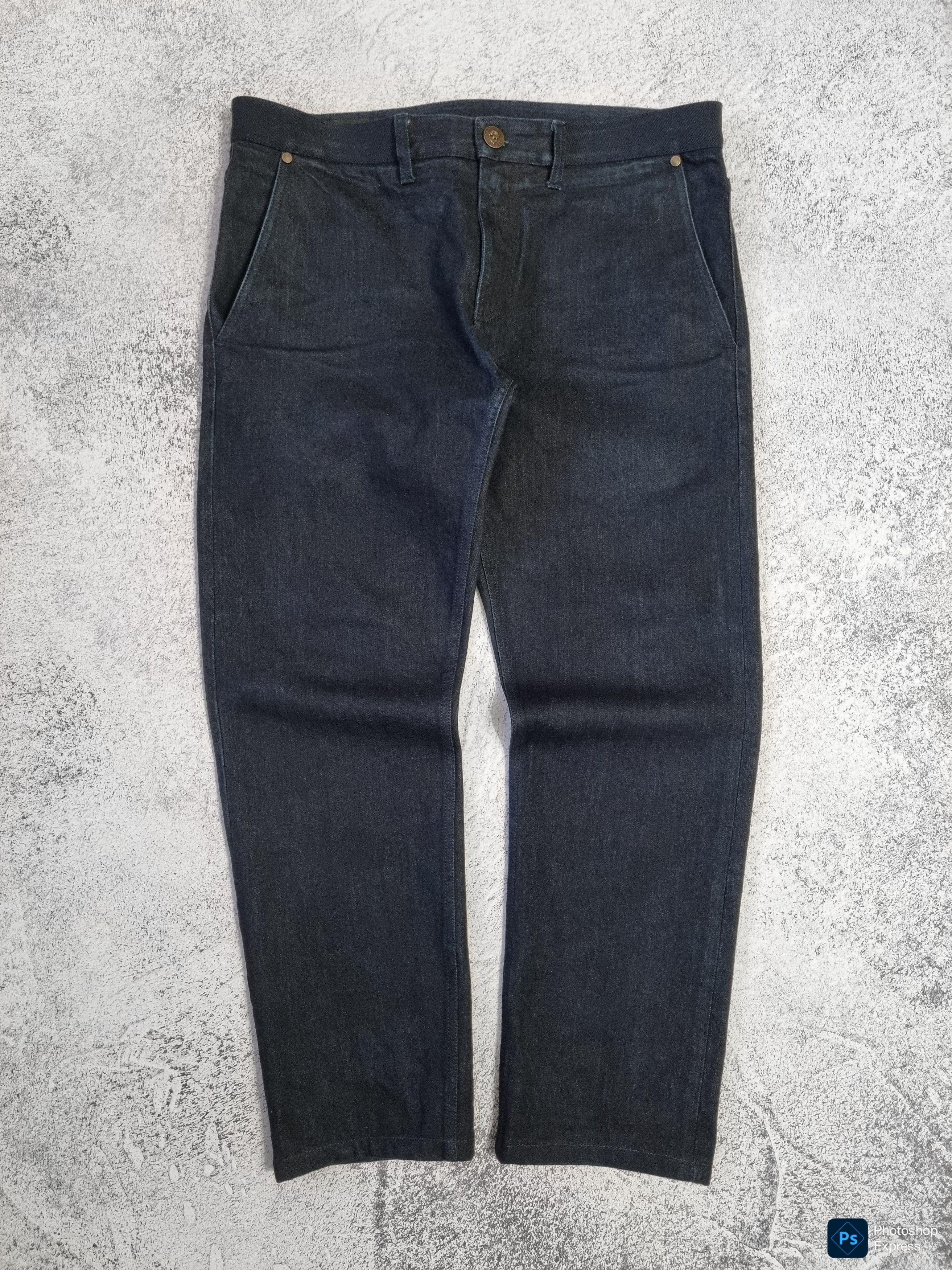 Alexander McQueen Alexander McQueen Luxury Dark Blue Selvedge Jeans Size US 34 / EU 50 - 1 Thumbnail