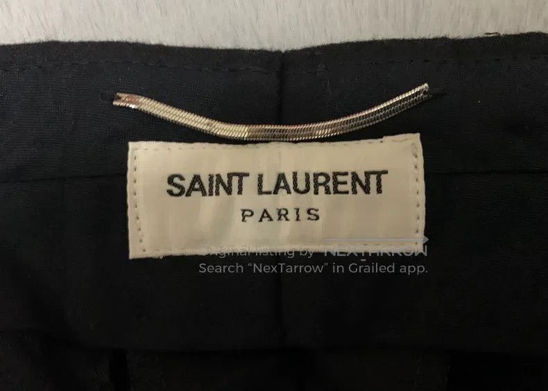 Saint Laurent Paris Saint Laurent Paris Woolen Slacks Size US 34 / EU 50 - 3 Thumbnail
